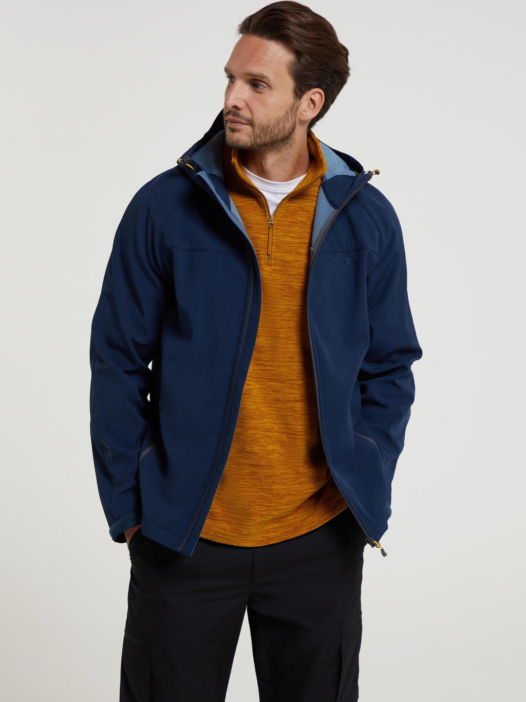 Mountain Warehouse Exodus Mens Water-Resistant Softshell Jacket