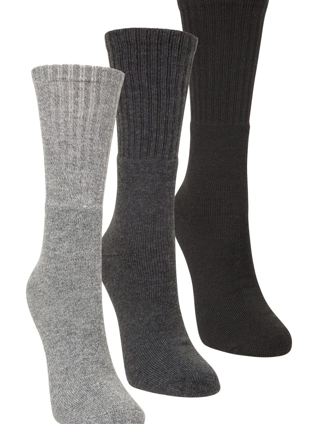 Mountain Warehouse Outdoor Womens Mid-Calf Hiking Socks 3-Pack
