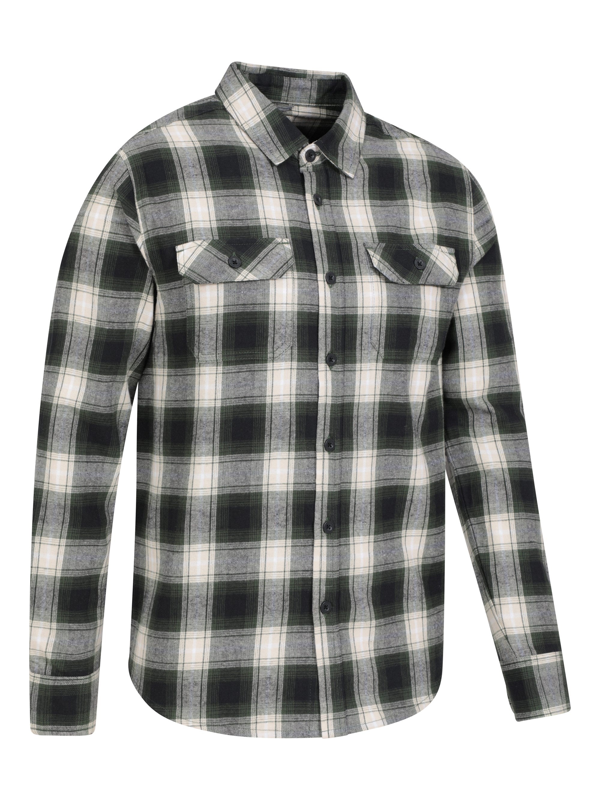 Mountain Warehouse Trace Mens Flannel Long Sleeve Shirt