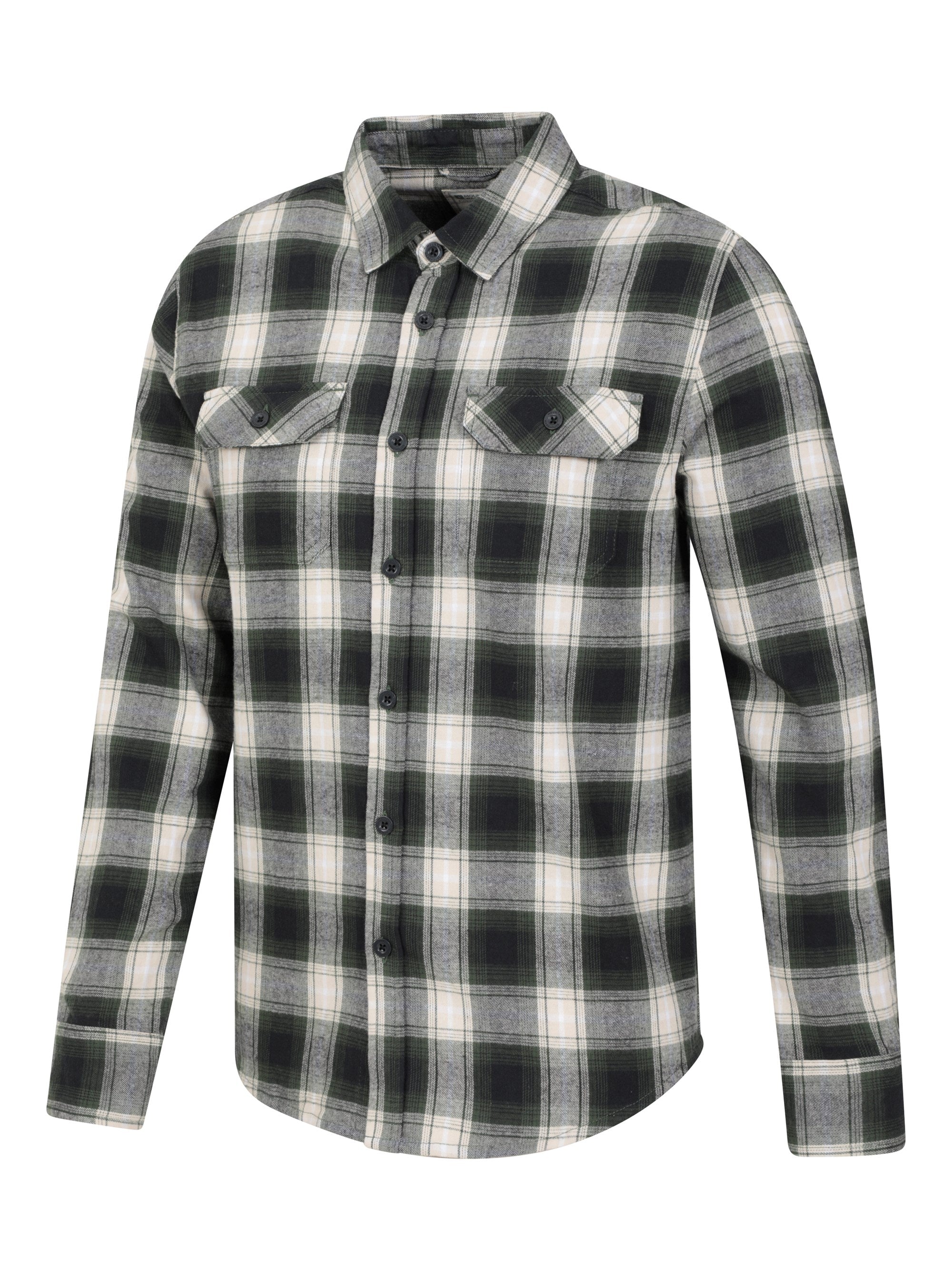 Mountain Warehouse Trace Mens Flannel Long Sleeve Shirt