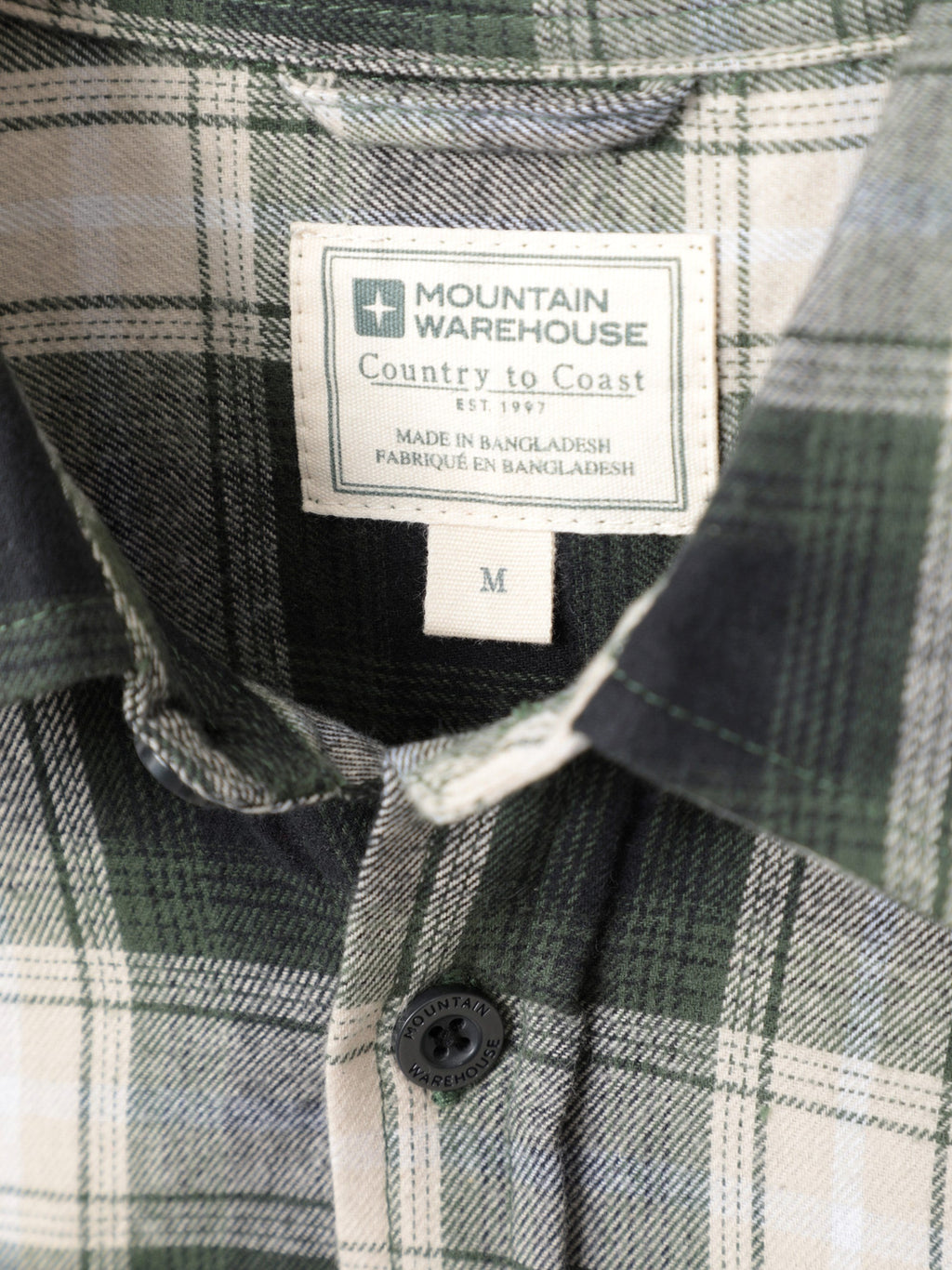 Mountain Warehouse Trace Mens Flannel Long Sleeve Shirt