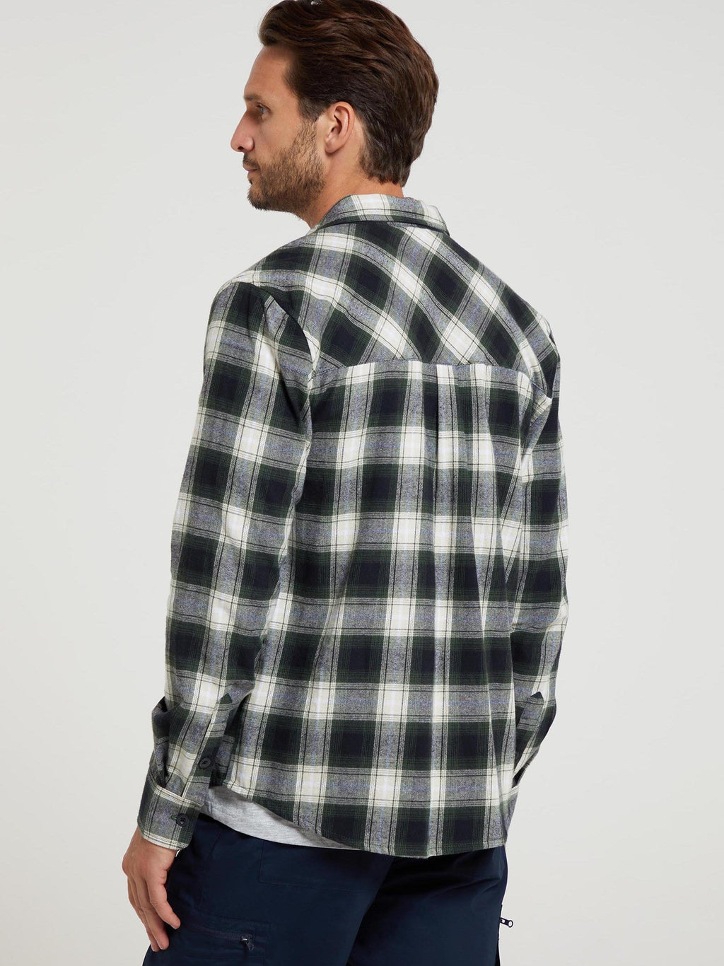 Mountain Warehouse Trace Mens Flannel Long Sleeve Shirt