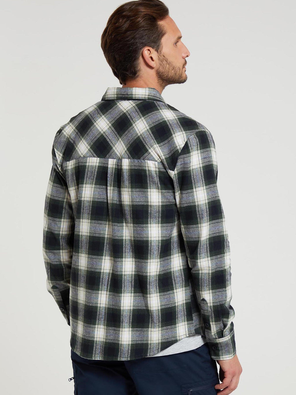 Mountain Warehouse Trace Mens Flannel Long Sleeve Shirt