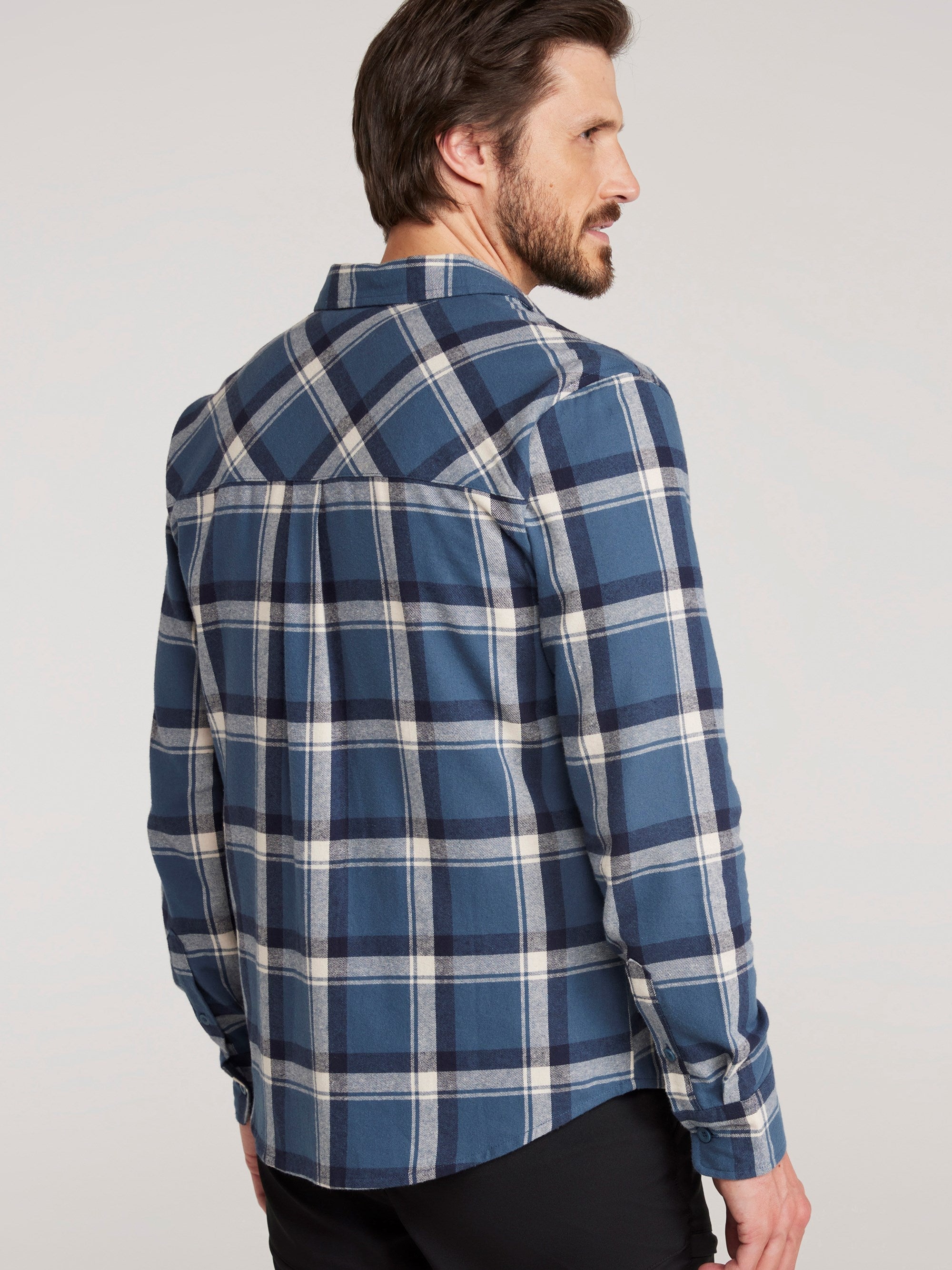 Mountain Warehouse Trace Mens Flannel Long Sleeve Shirt