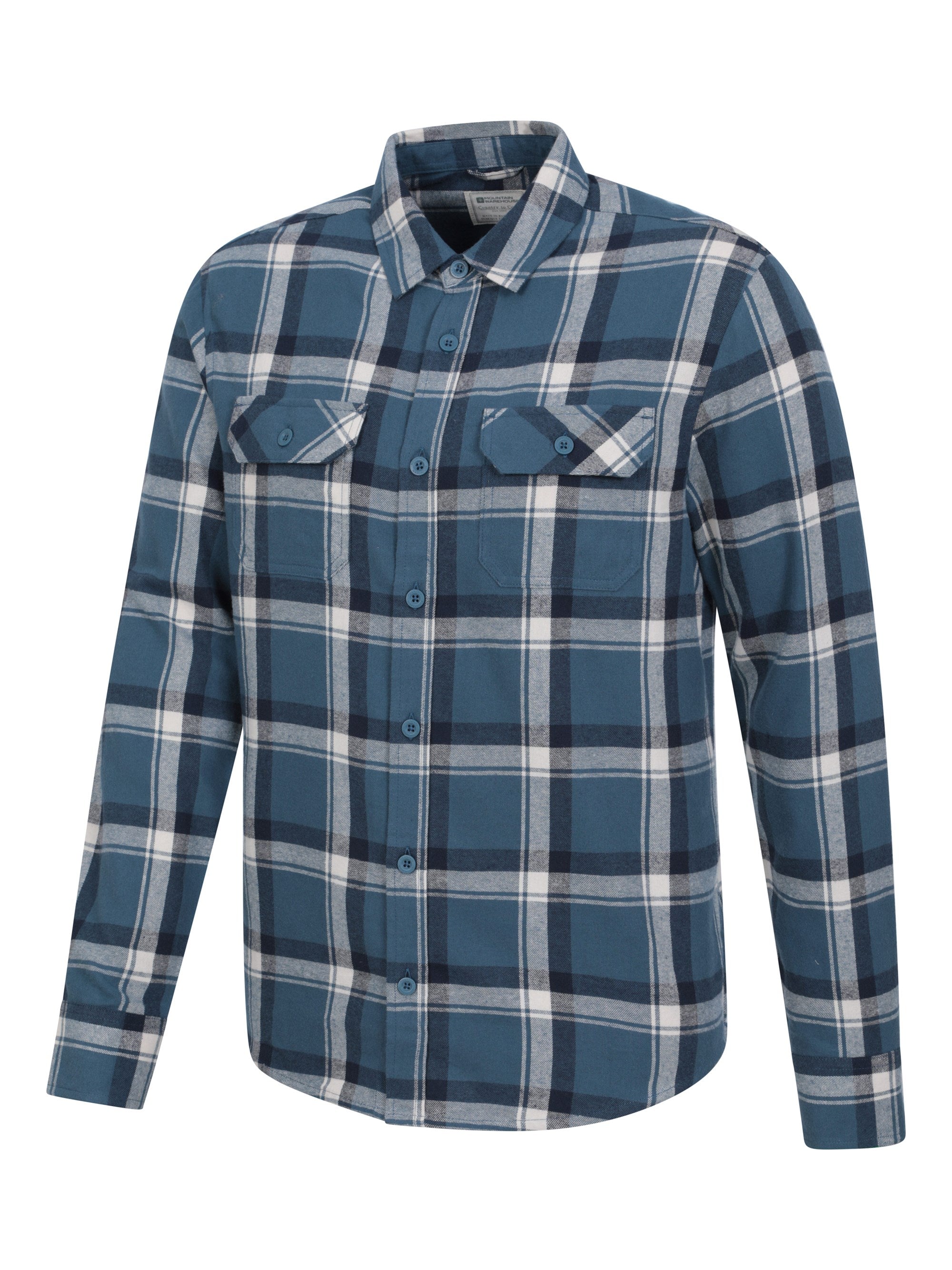 Mountain Warehouse Trace Mens Flannel Long Sleeve Shirt