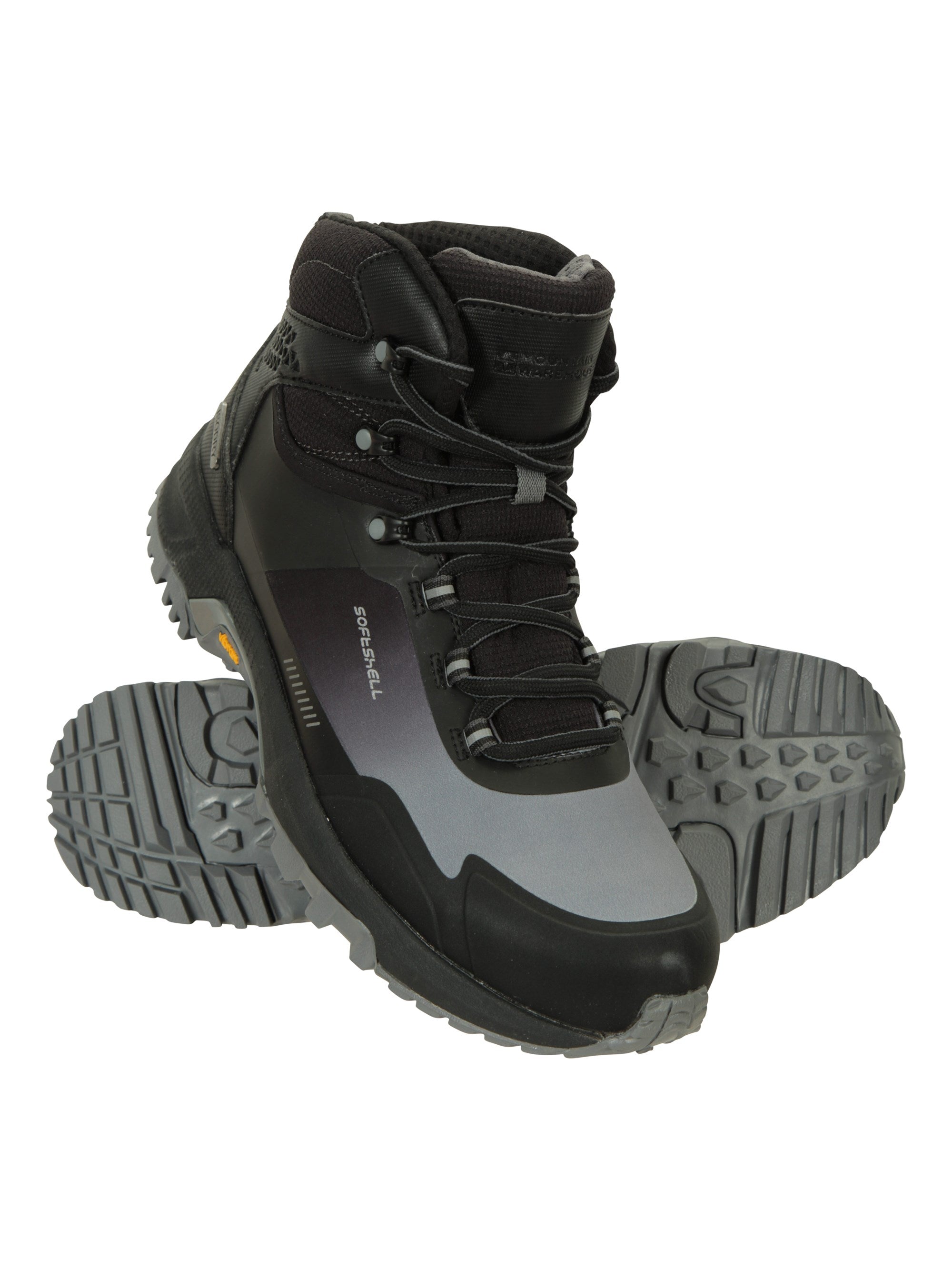 Mountain Warehouse Extreme Spectrum Mens Waterproof Softshell Vibram Hiking Boots