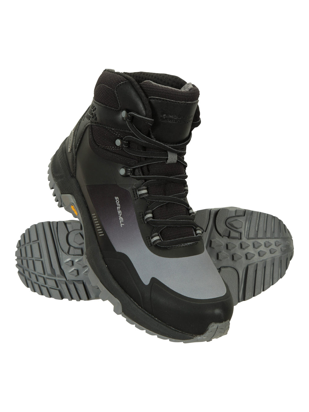 Mountain Warehouse Extreme Spectrum Mens Waterproof Softshell Vibram Hiking Boots