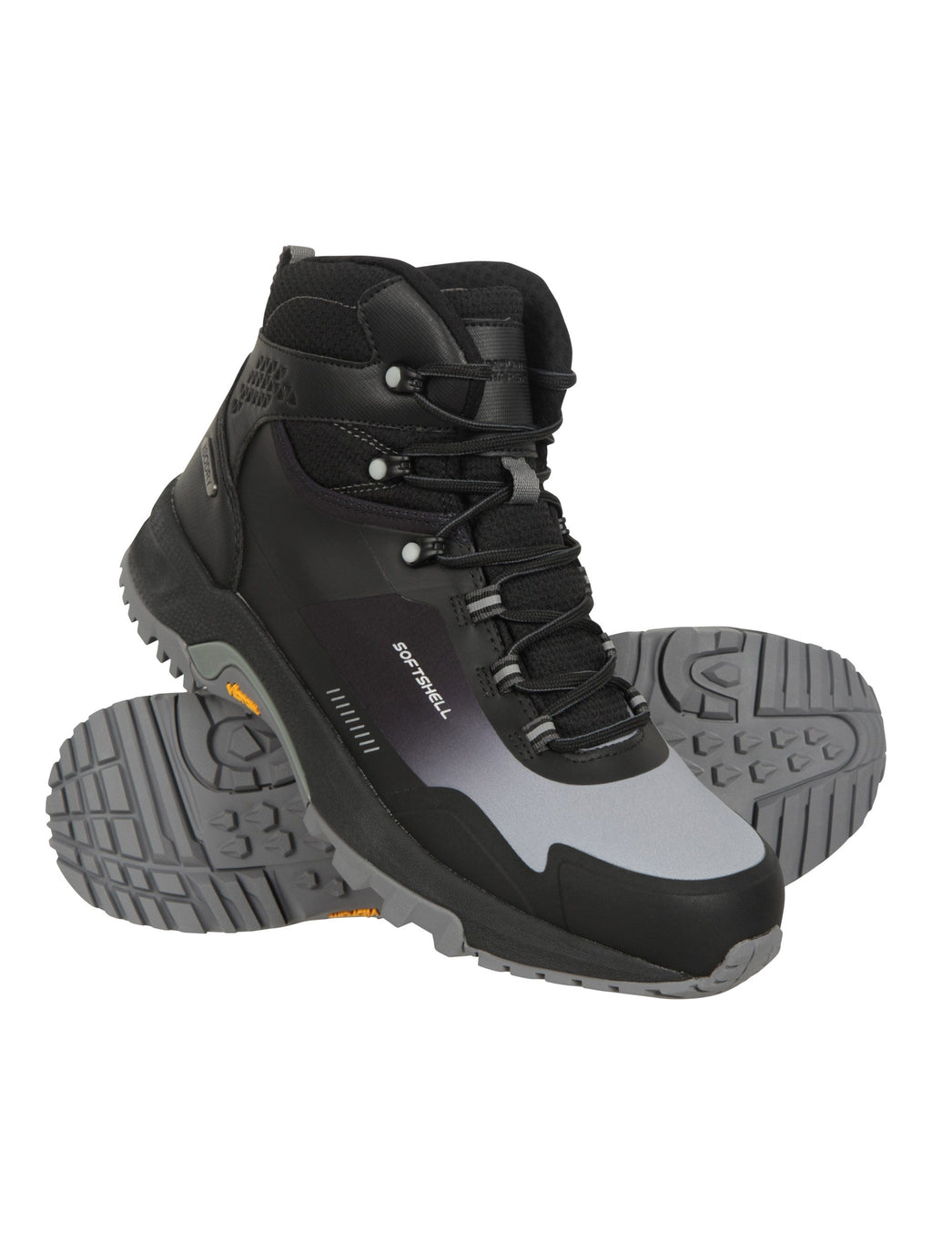 Mountain Warehouse Extreme Spectrum Mens Waterproof Softshell Vibram Hiking Boots