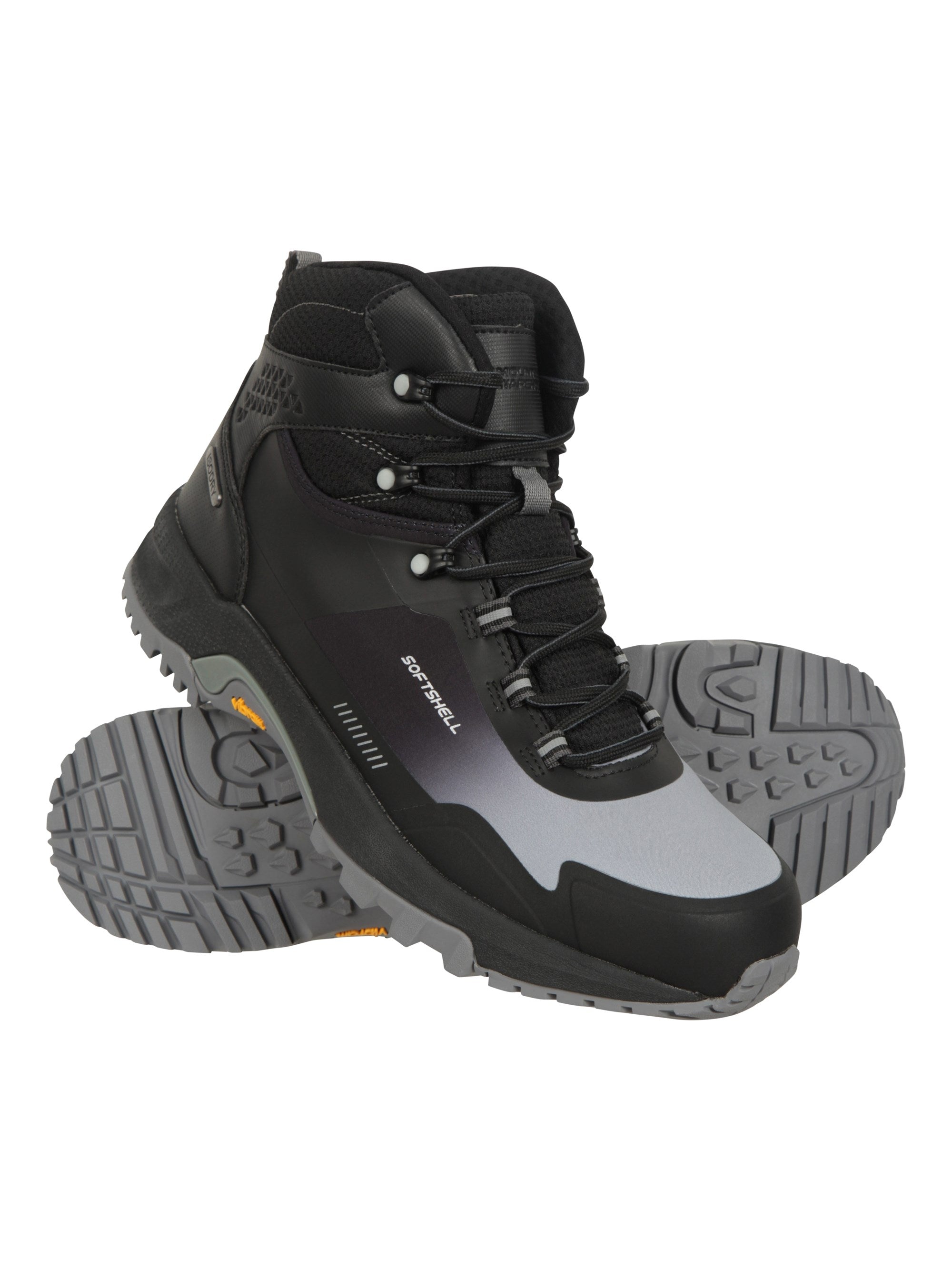 Mountain Warehouse Extreme Spectrum Mens Waterproof Softshell Vibram Hiking Boots