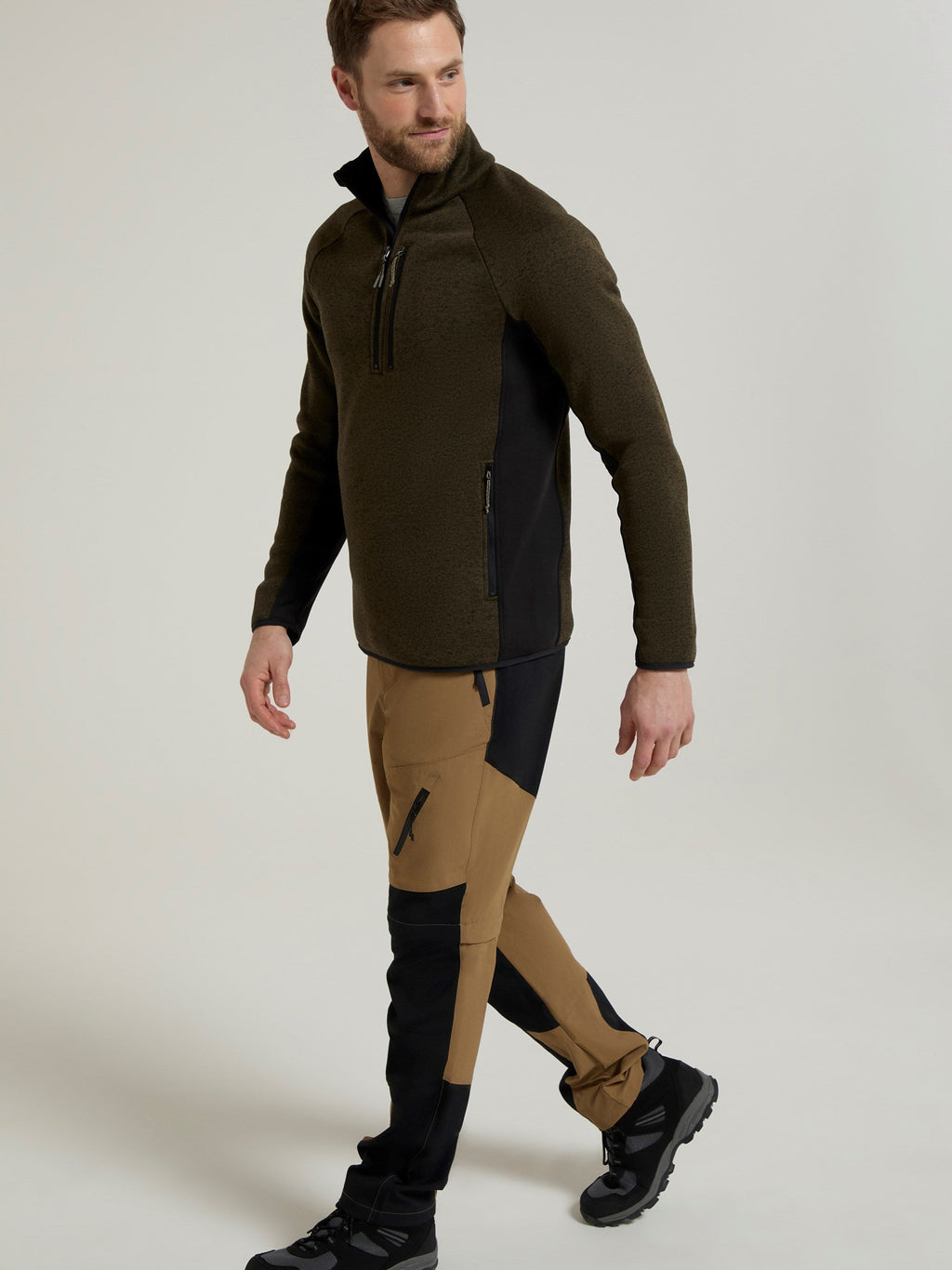 Mountain Warehouse Treston Mens Half-Zip Fleece