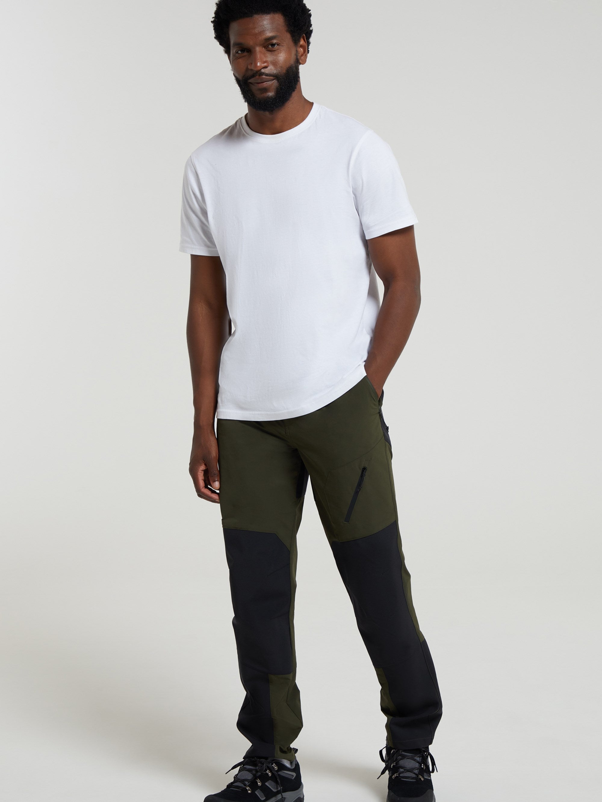 Mountain Warehouse Forest Mens Water-Resistant Trekking Pants