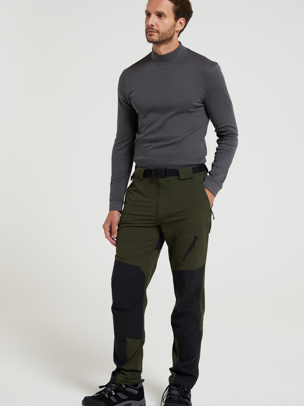 Mountain Warehouse Forest Mens Water-Resistant Trekking Pants