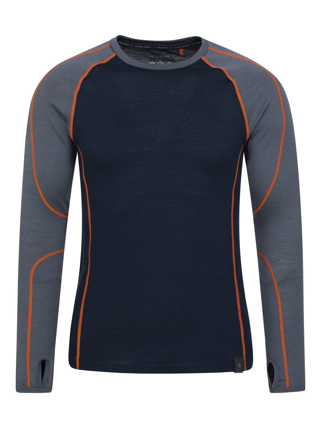 Mountain Warehouse Asgard Mens Merino Round Neck Top