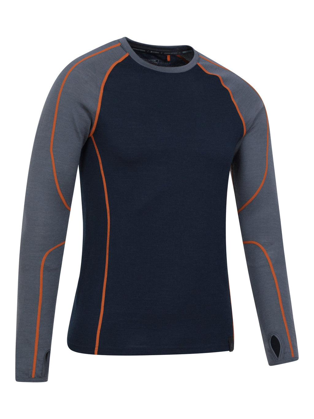 Mountain Warehouse Asgard Mens Merino Round Neck Top