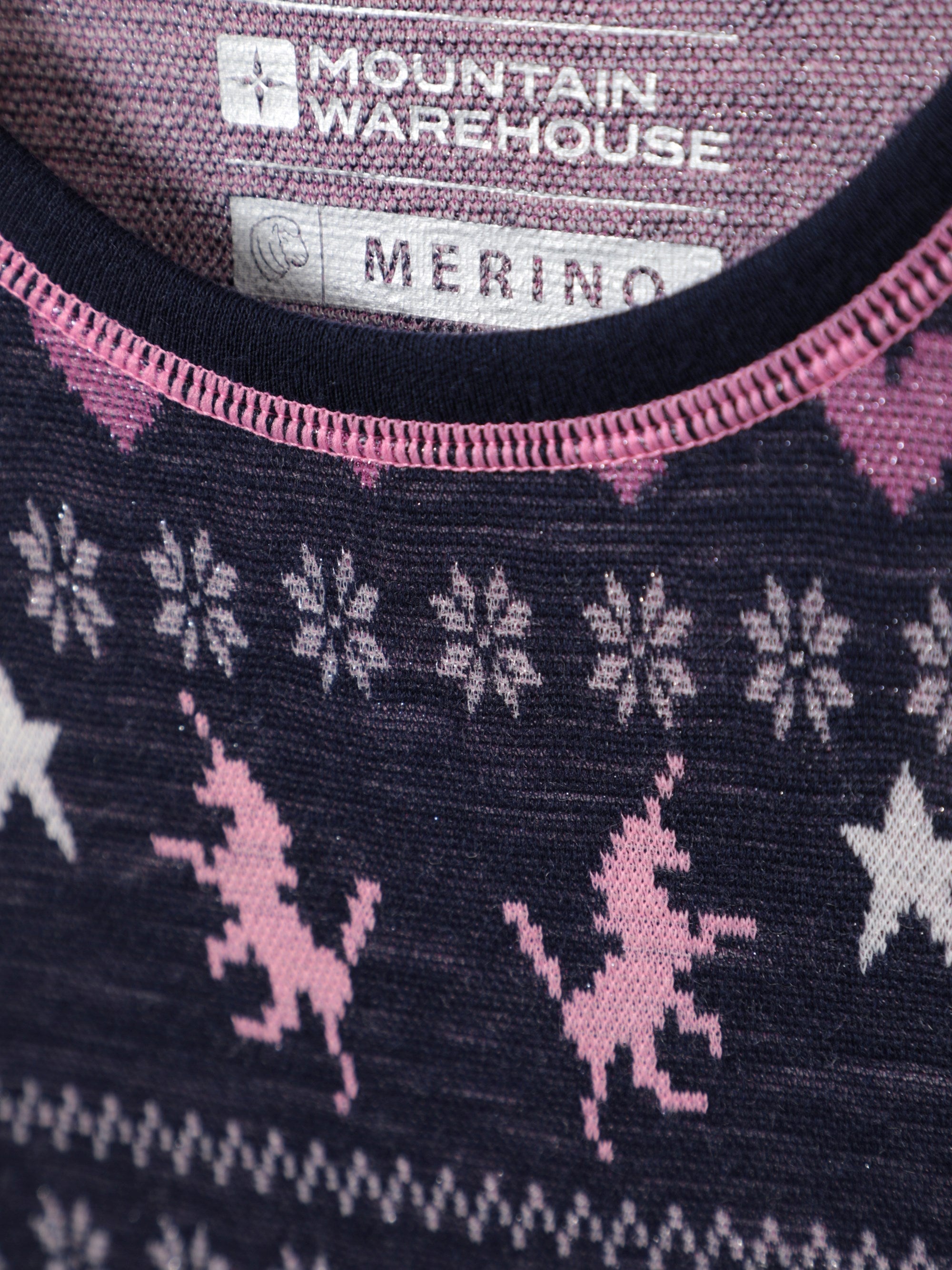 Mountain Warehouse Jacquard Kids Merino Base Layer Set