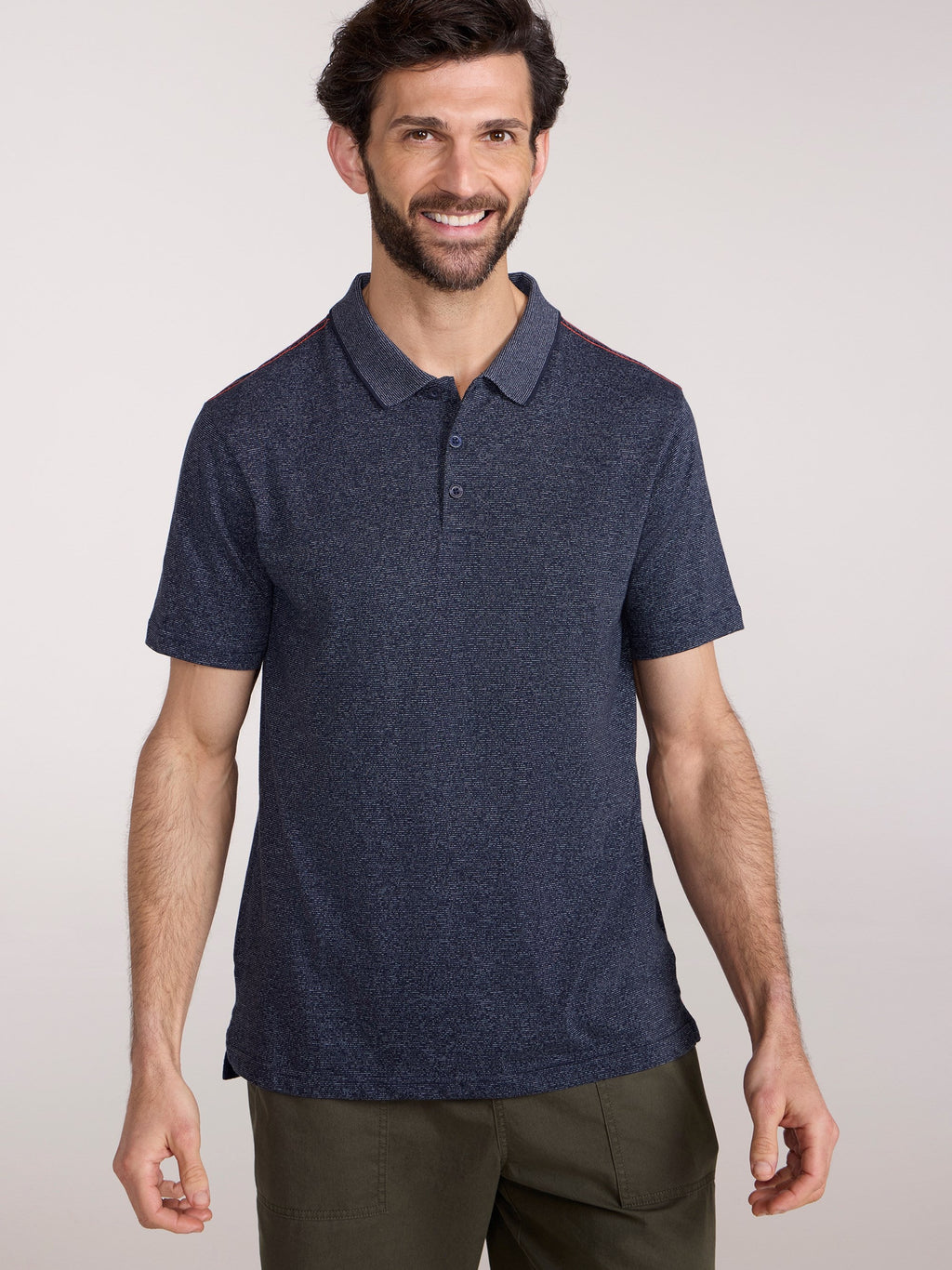 Mountain Warehouse Cordyline Textured Mens Polo