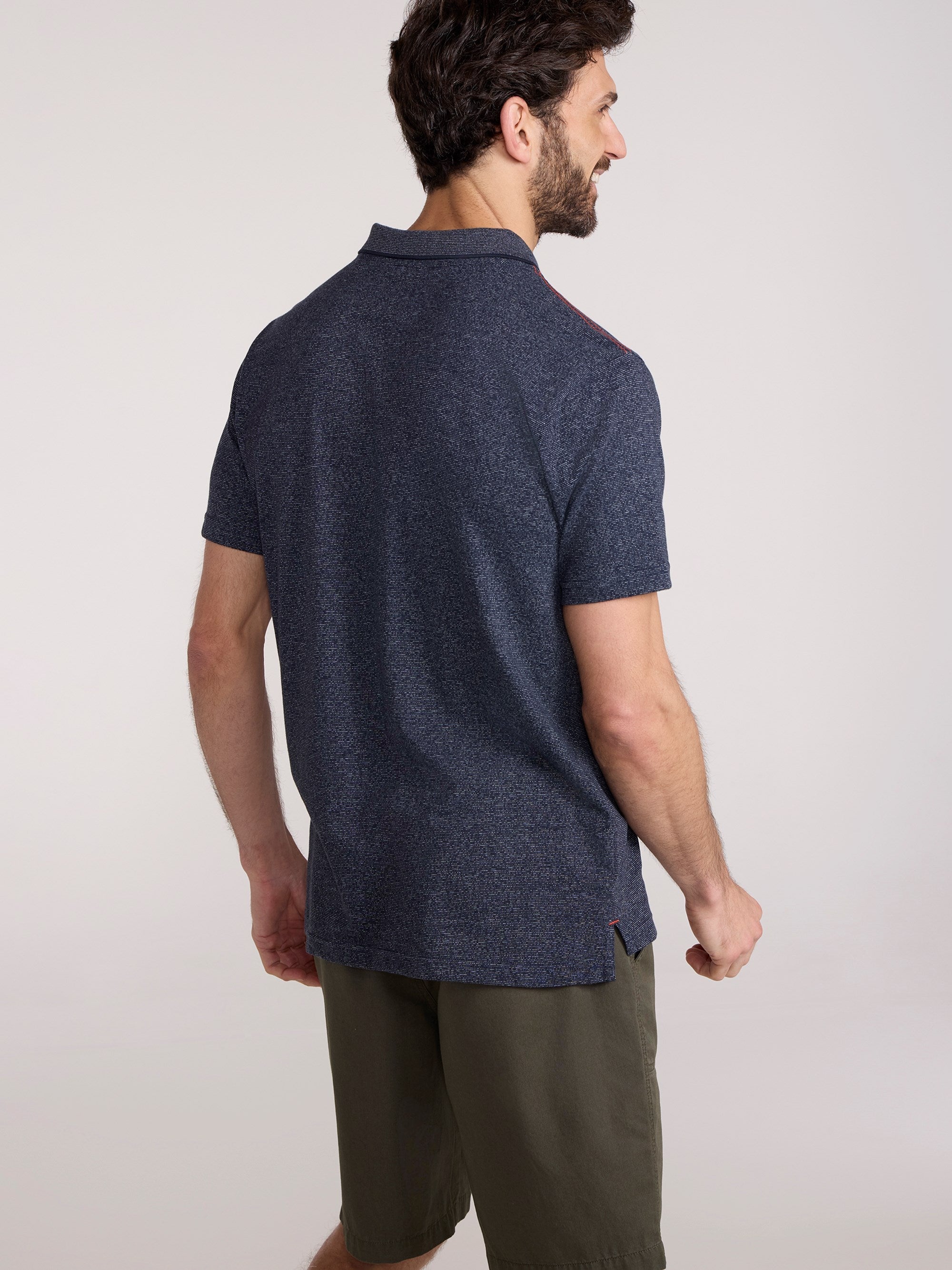 Mountain Warehouse Cordyline Textured Mens Polo