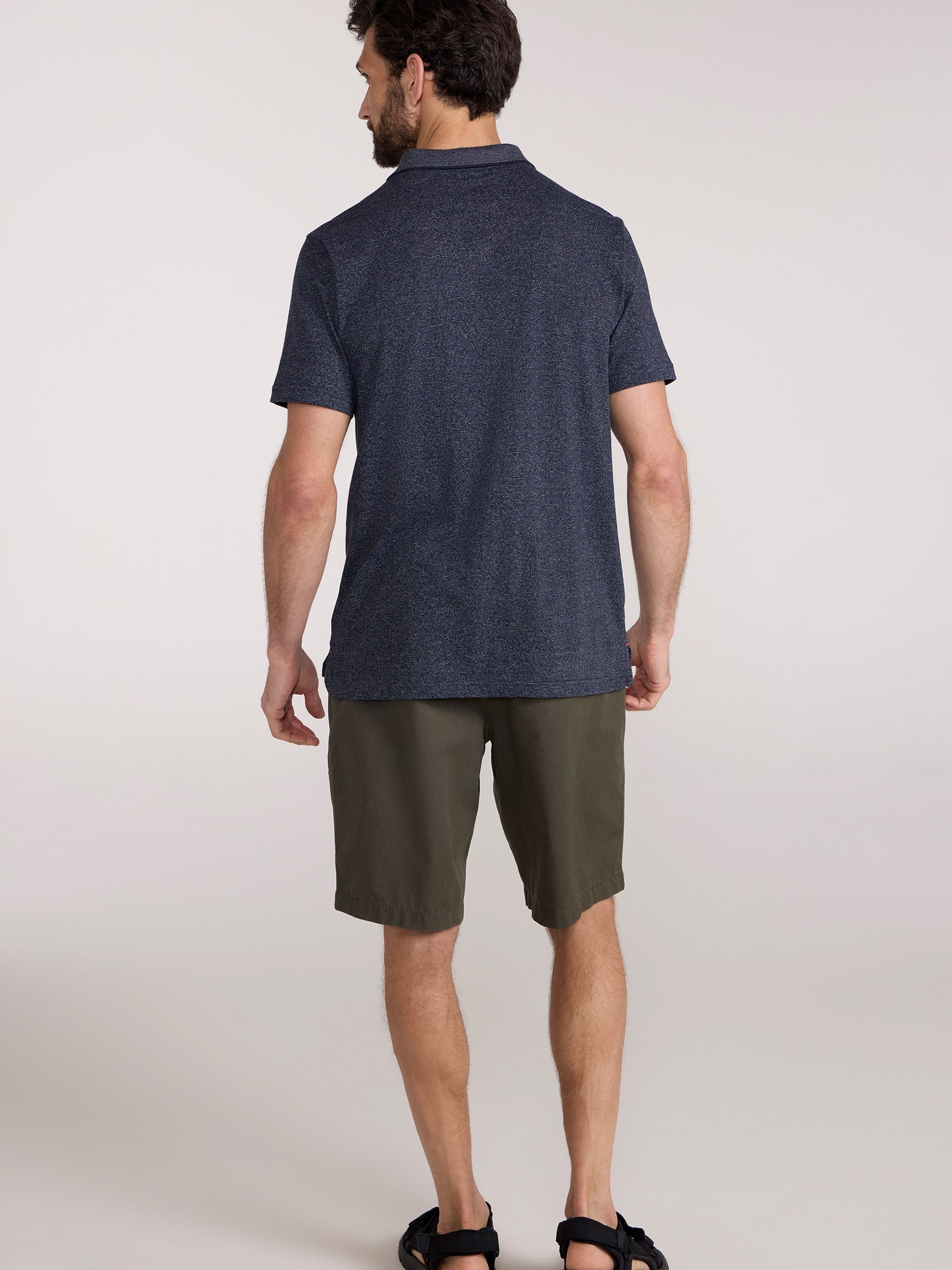 Mountain Warehouse Cordyline Textured Mens Polo