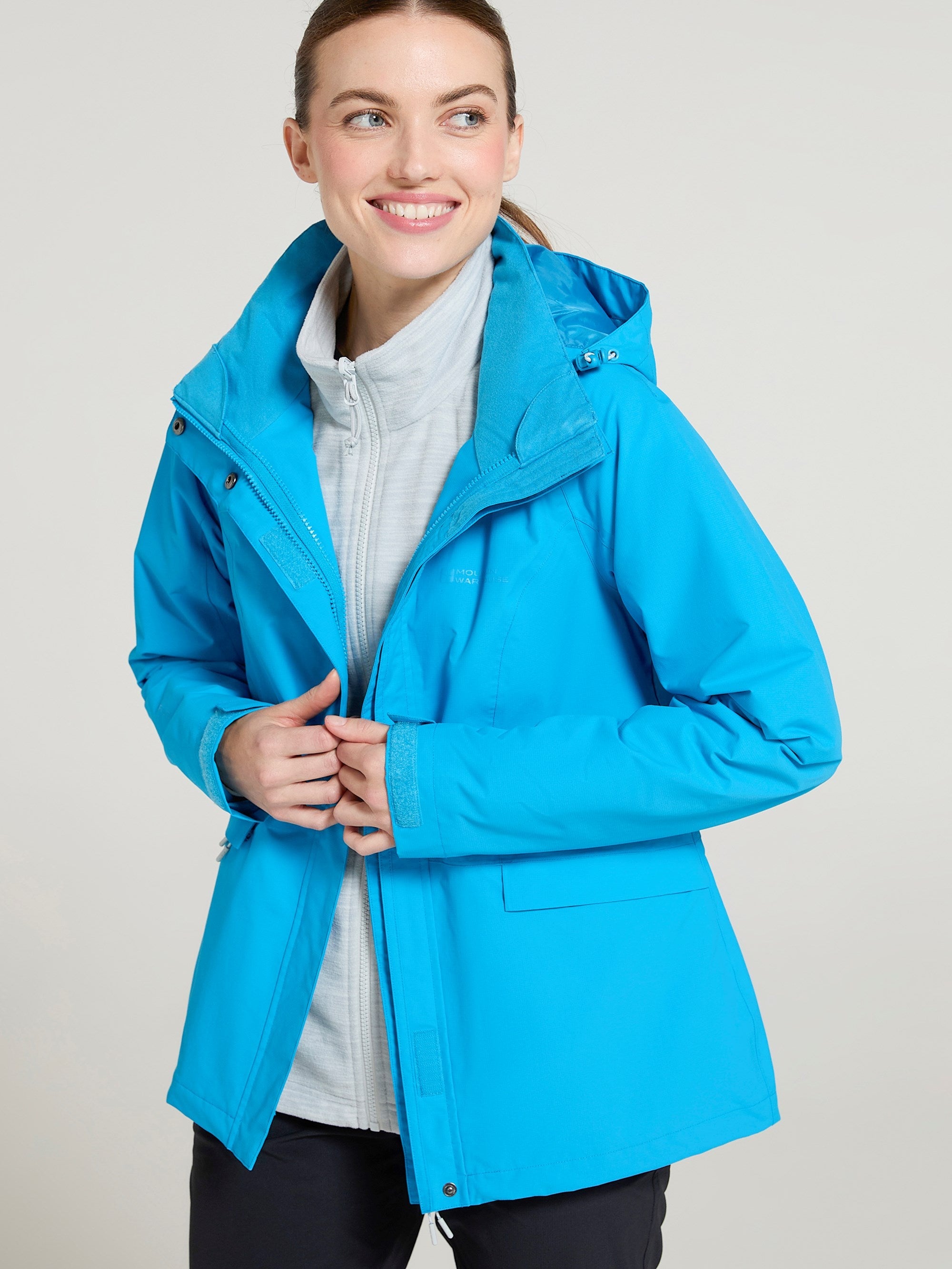 Mountain Warehouse Thunderstorm II Womens 3 in 1 Waterproof Jacket