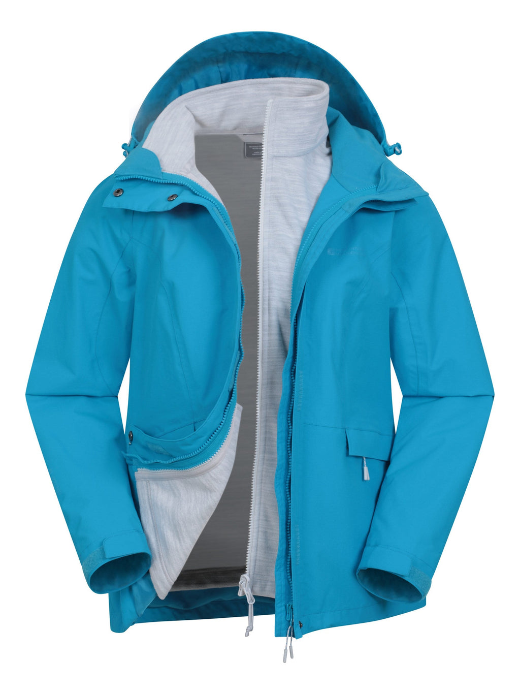 Mountain Warehouse Thunderstorm II Womens 3 in 1 Waterproof Jacket