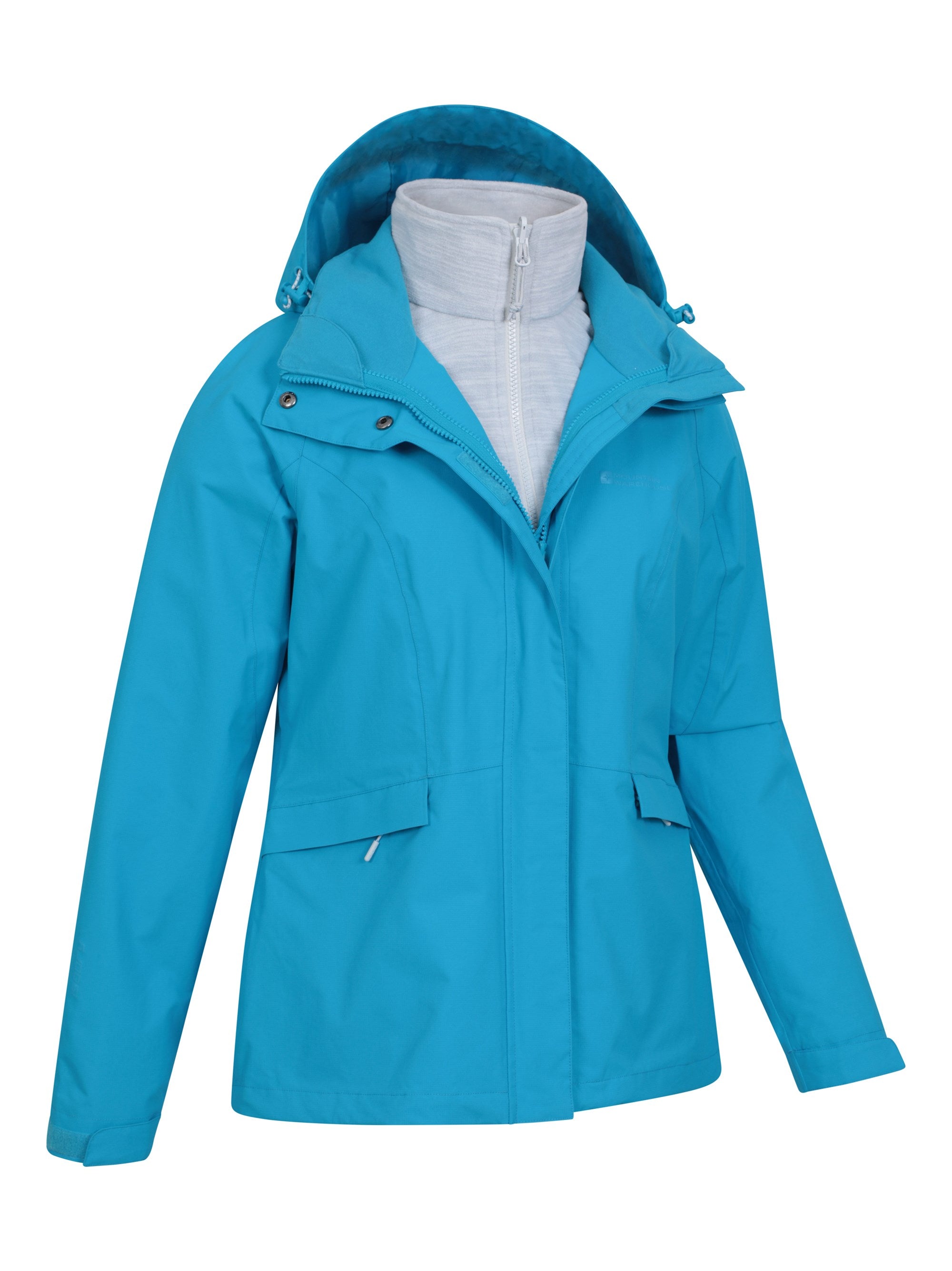 Mountain Warehouse Thunderstorm II Womens 3 in 1 Waterproof Jacket