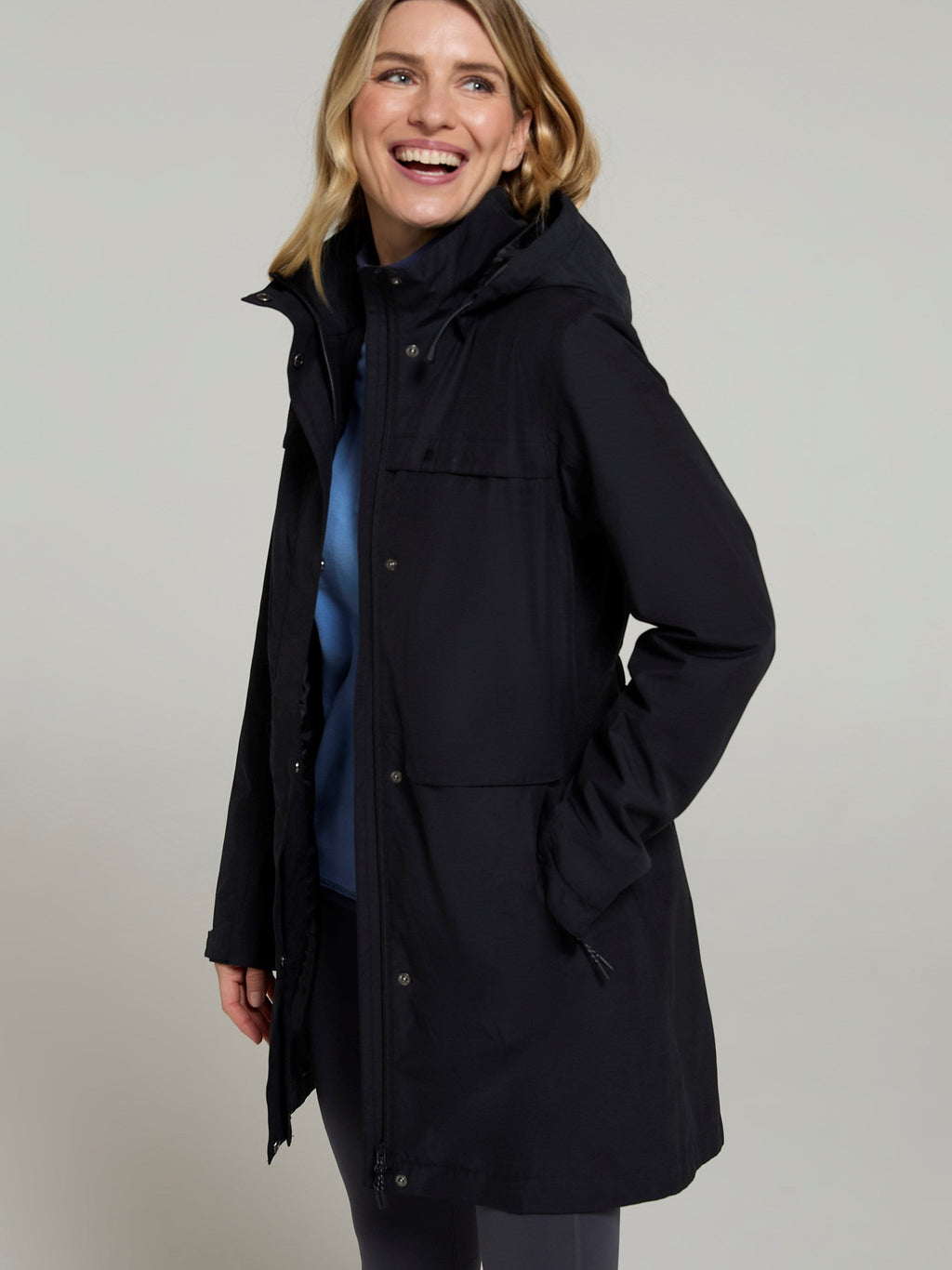 Mountain Warehouse Cloudburst Textured Womens Rain Jacket
