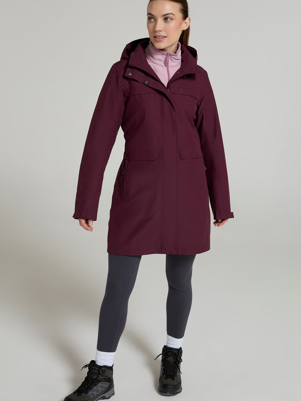 Mountain Warehouse Cloudburst Textured Womens Rain Jacket