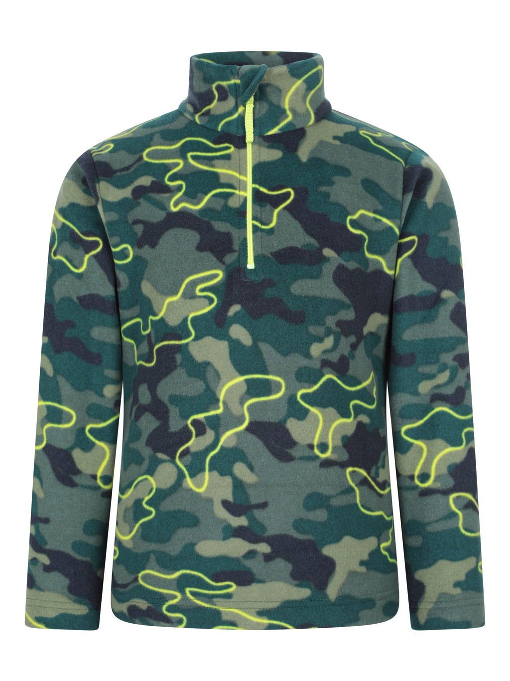 Mountain Warehouse Pursuit Printed Kids Half-Zip Fleece