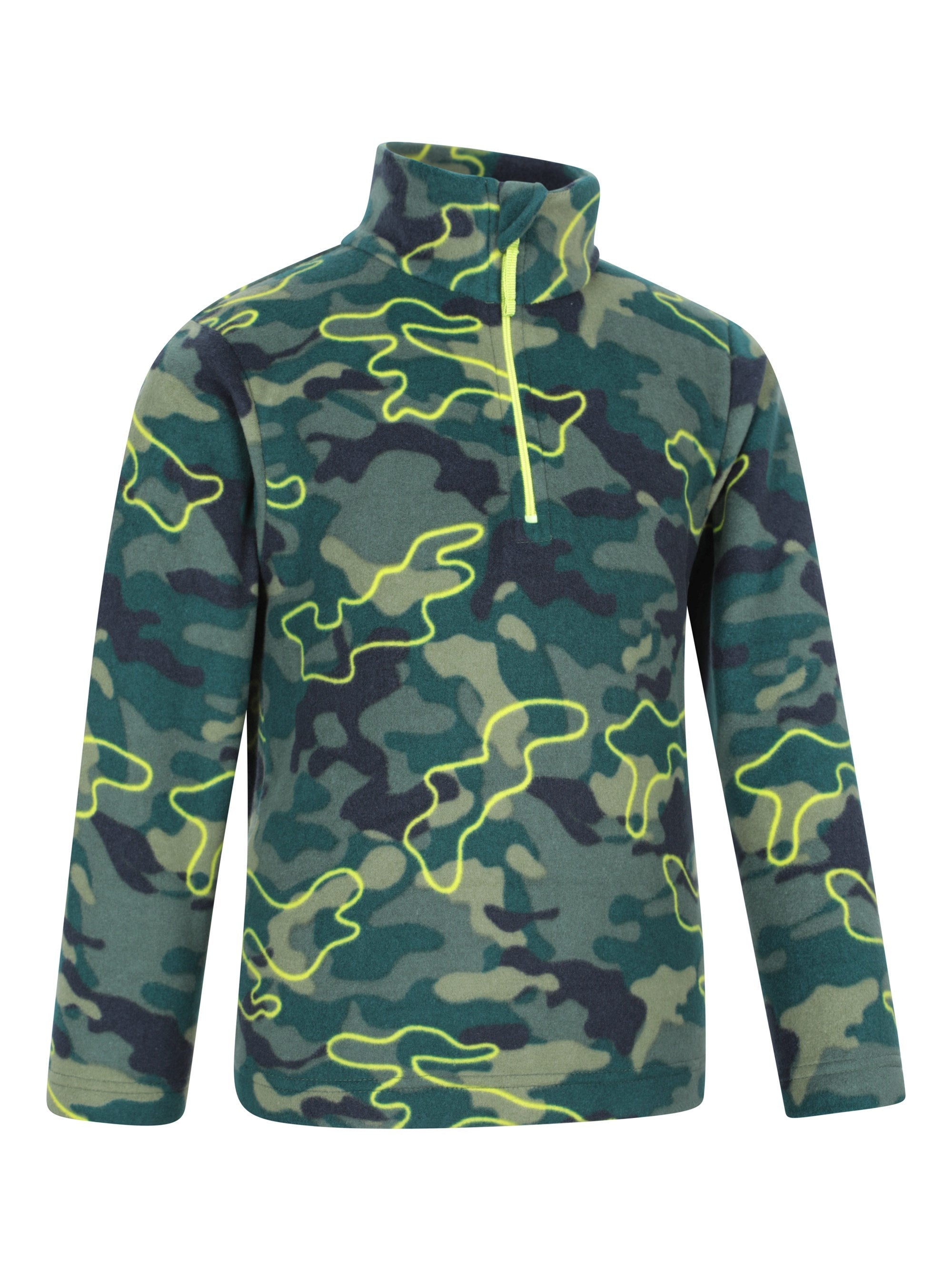 Mountain Warehouse Pursuit Printed Kids Half-Zip Fleece