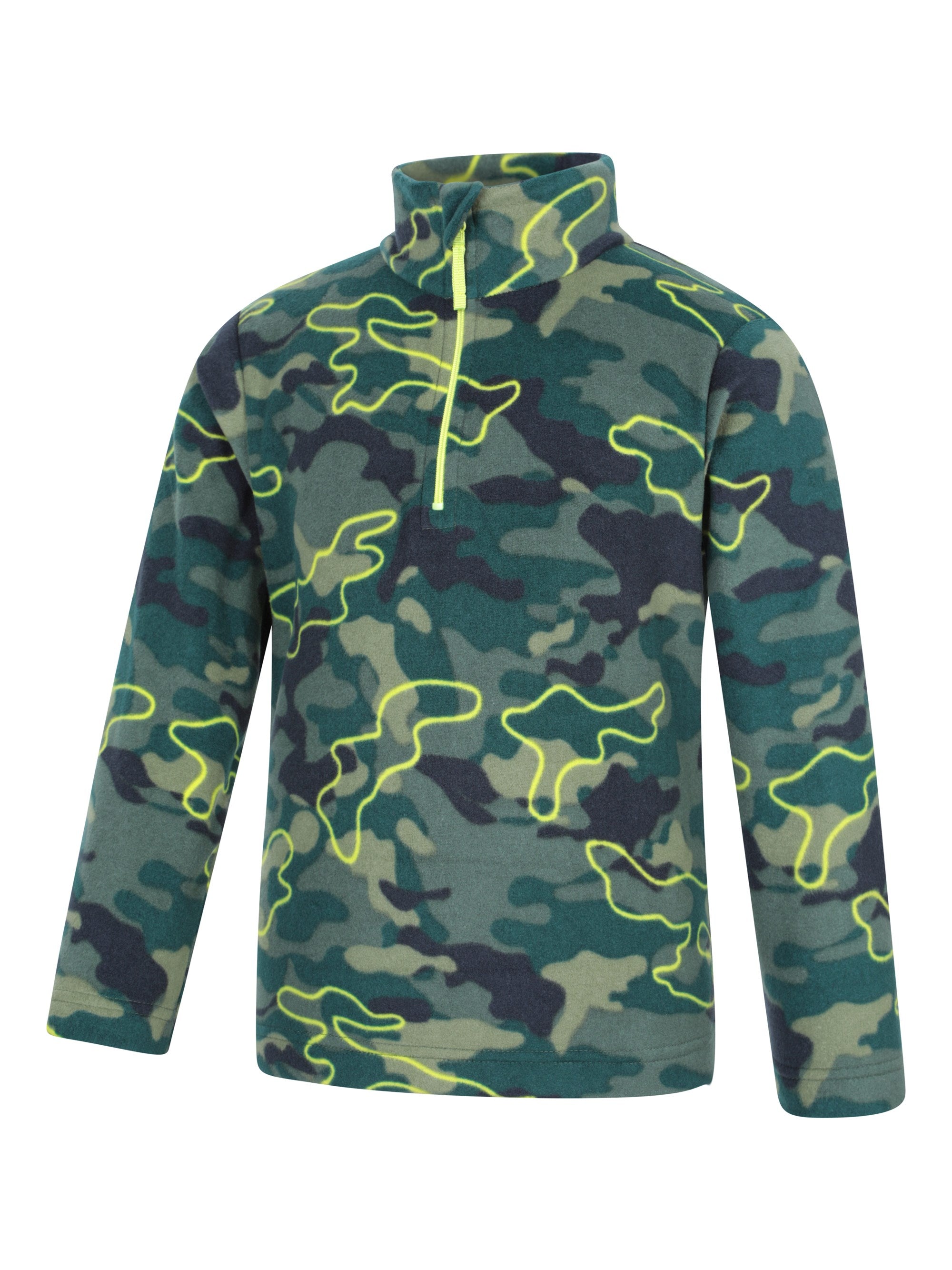 Mountain Warehouse Pursuit Printed Kids Half-Zip Fleece