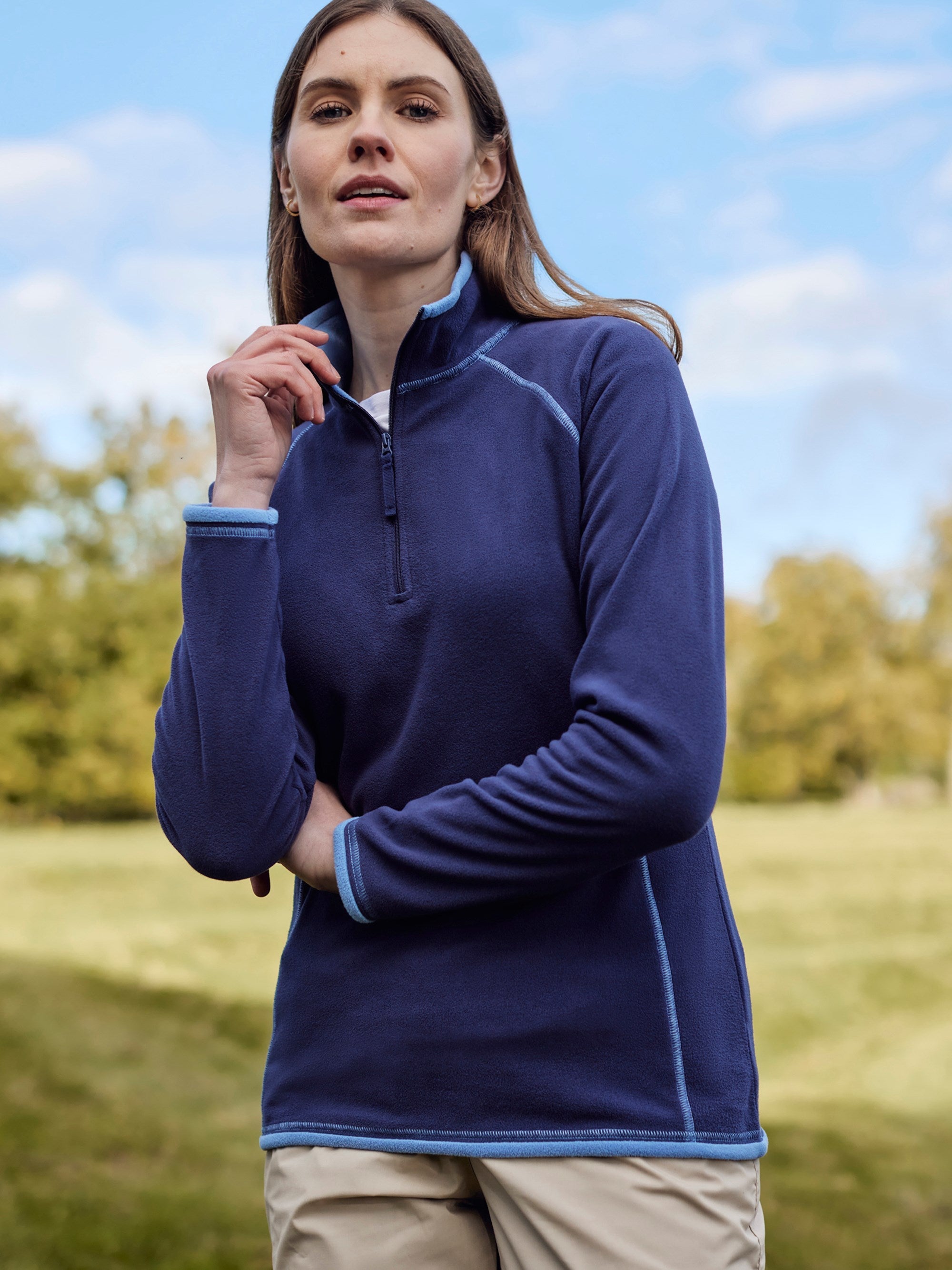 Mountain Warehouse Montana Womens Half-Zip Fleece