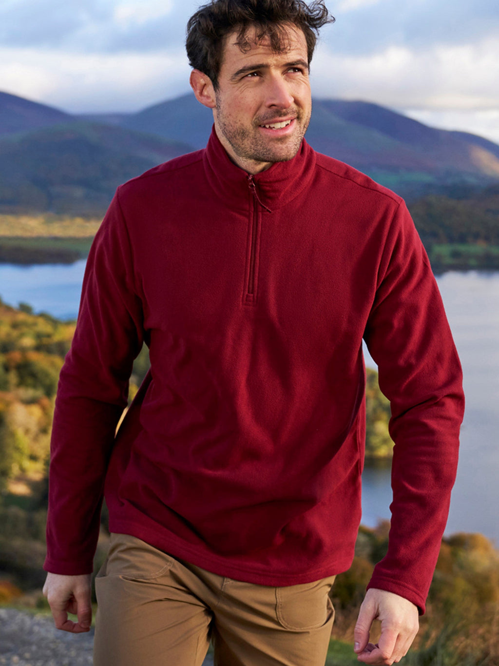 Mountain Warehouse Camber II Mens Half-Zip Fleece