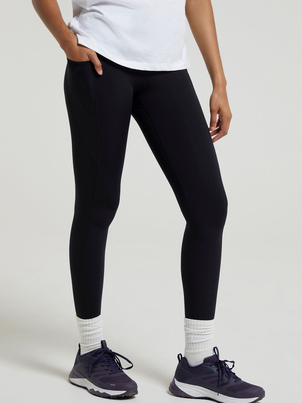 Mountain Warehouse Blackout High-Waisted Womens Full-Length Leggings