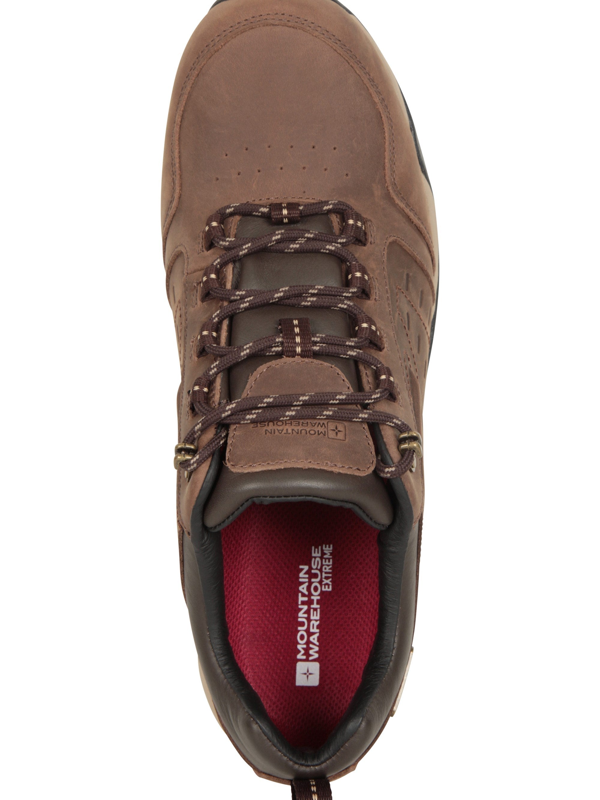 Mountain Warehouse Pioneer II Mens Waterproof Extreme Leather Hiking Shoes