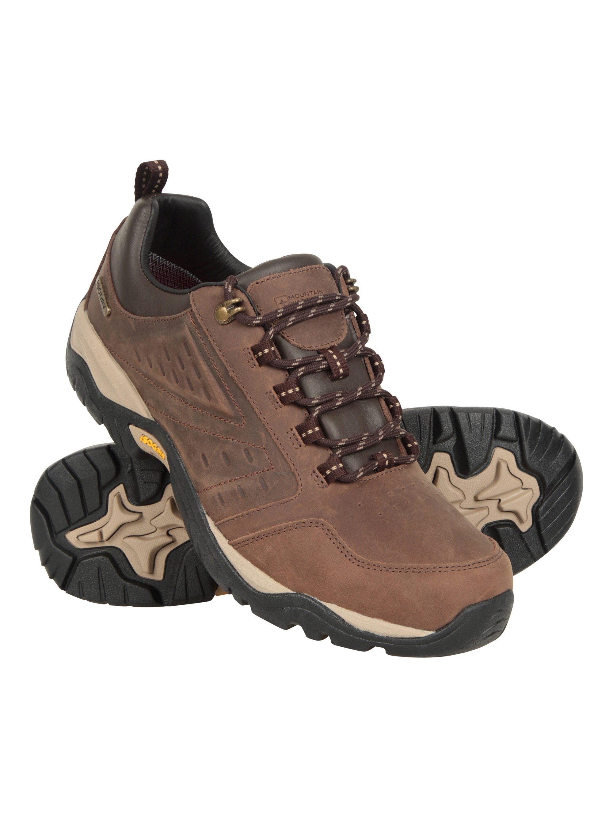 Mountain Warehouse Pioneer II Mens Waterproof Extreme Leather Hiking Shoes