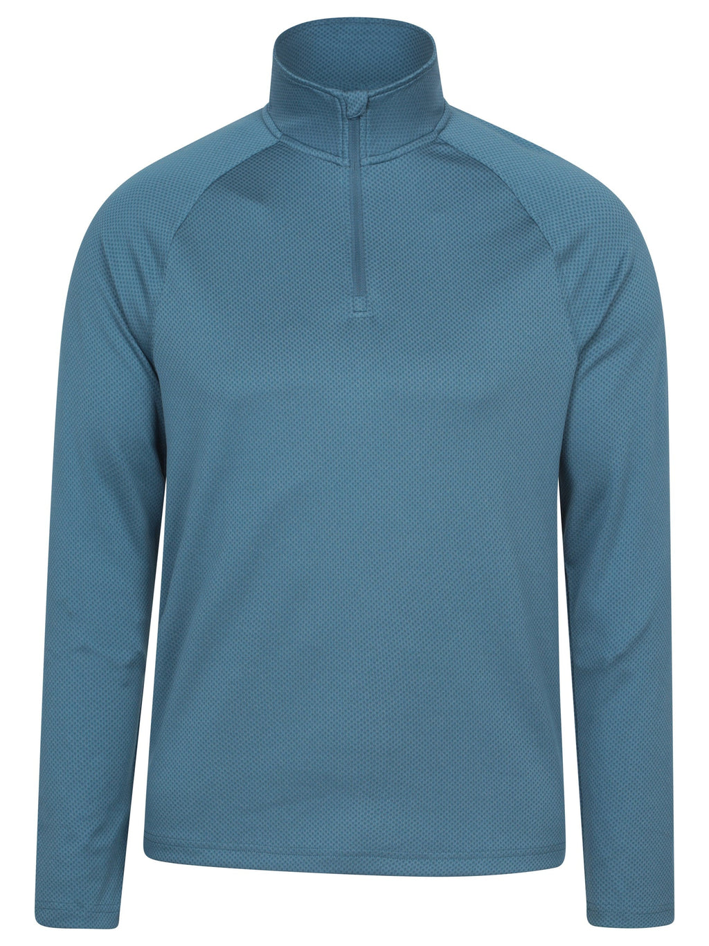 Mountain Warehouse Top Spin Mens Textured Half-Zip Midlayer