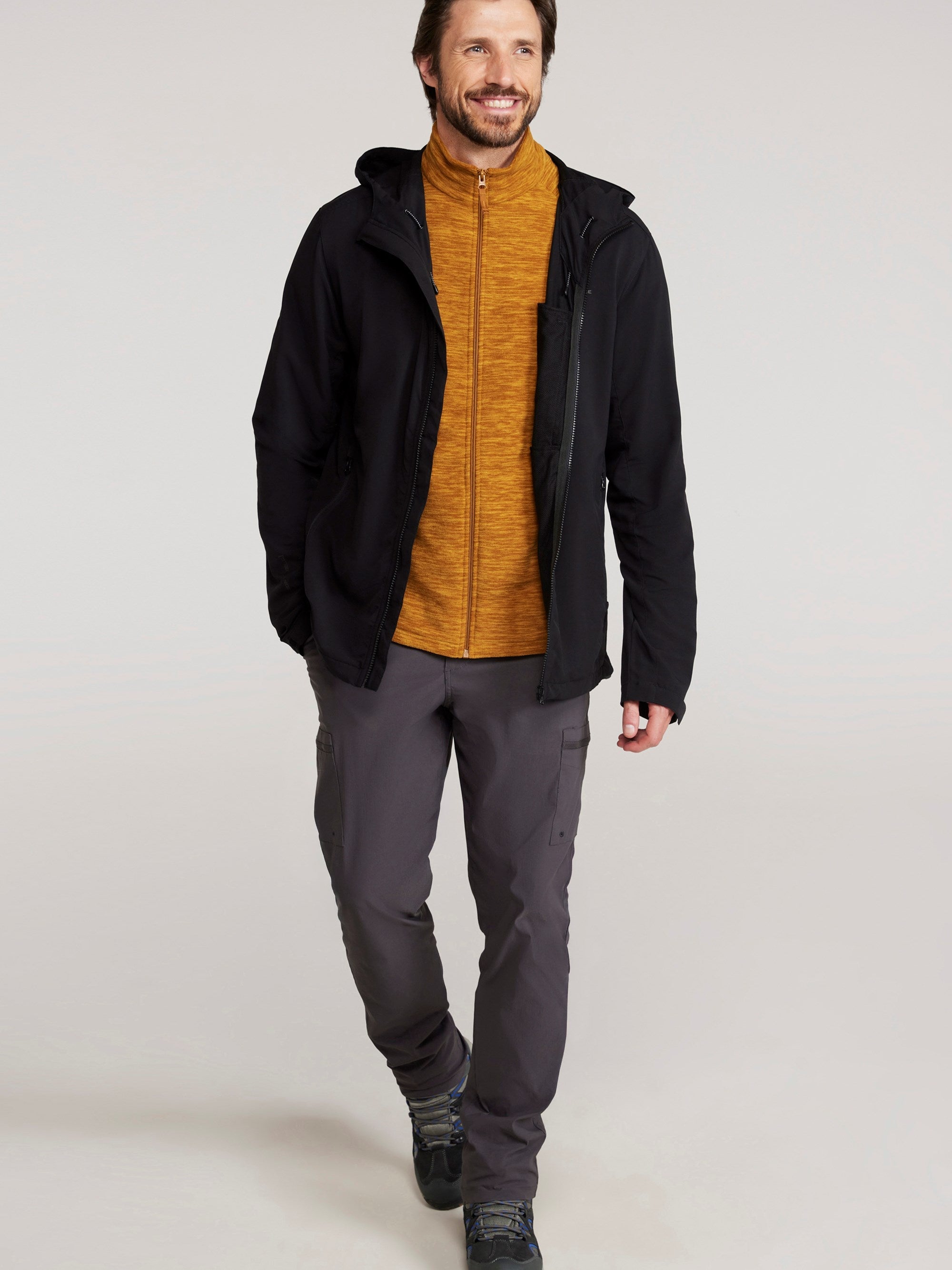 Mountain Warehouse Retreat Mens Packable Softshell Jacket