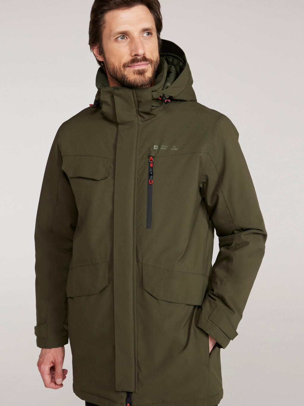 Mountain Warehouse Reid Mens Waterproof Lightweight Padded Jacket