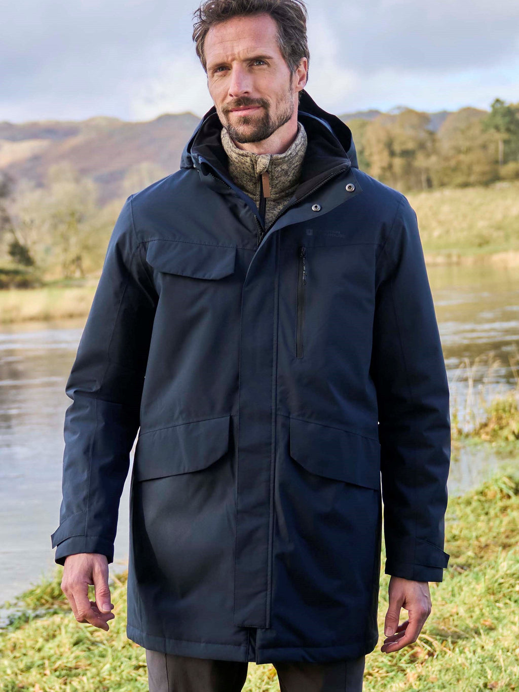 Mountain Warehouse Reid Mens Waterproof Lightweight Padded Jacket