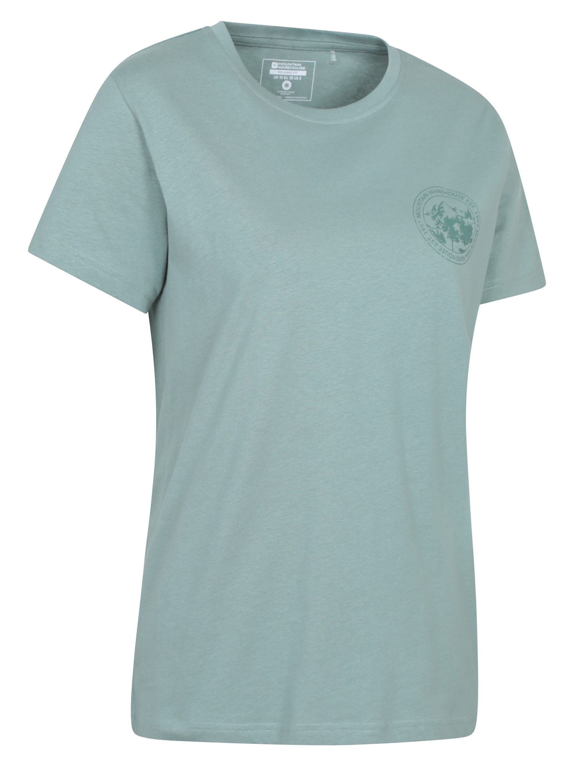 Mountain Warehouse Printed Womens Mountain Relaxed Fit T-Shirt