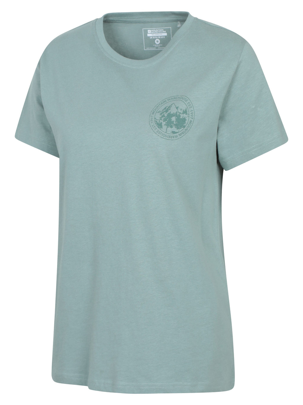 Mountain Warehouse Printed Womens Mountain Relaxed Fit T-Shirt