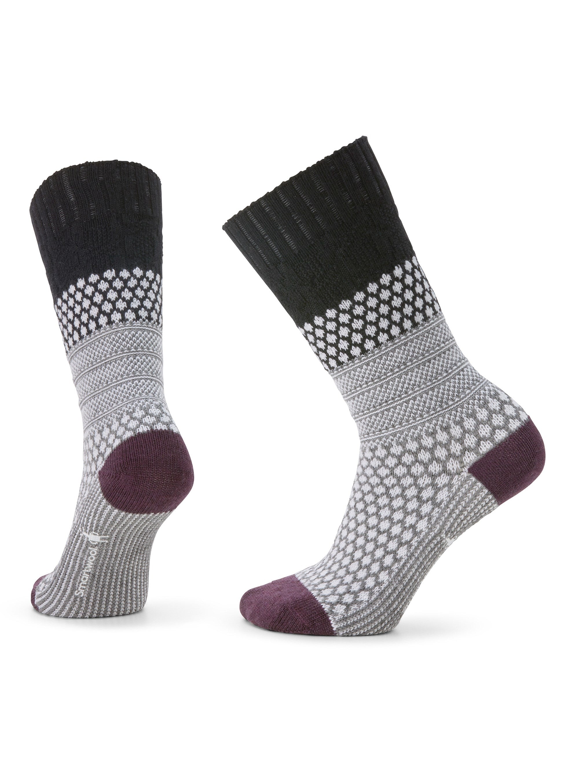 Smartwool Womens Everyday Cozy Popcorn Cable Crew Socks