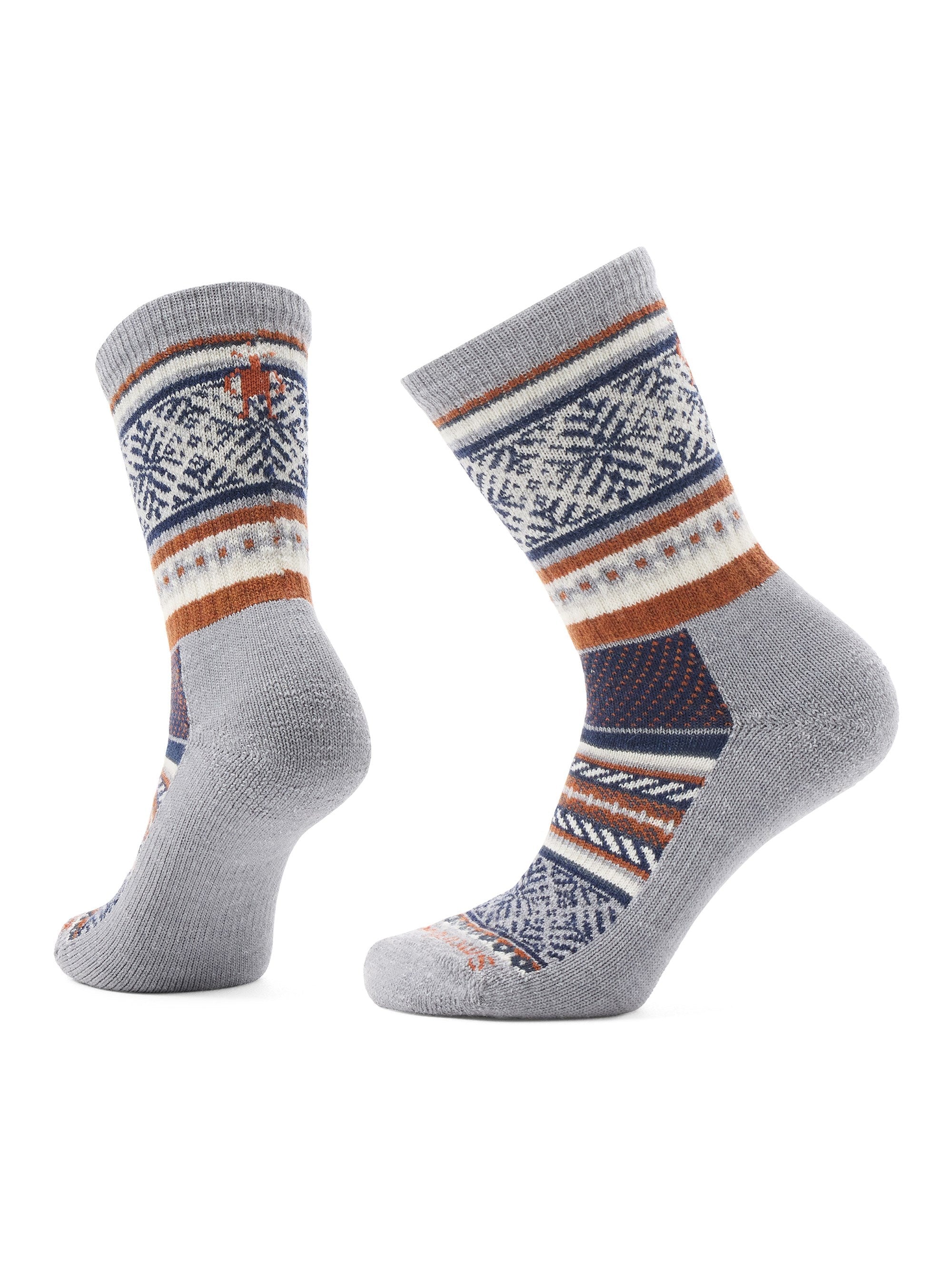 Smartwool Mens Everyday Cozy Fair Isle Sweater Crew Socks