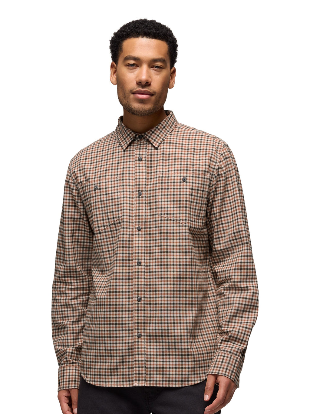 prAna Mens Dolberg Flannel Shirt