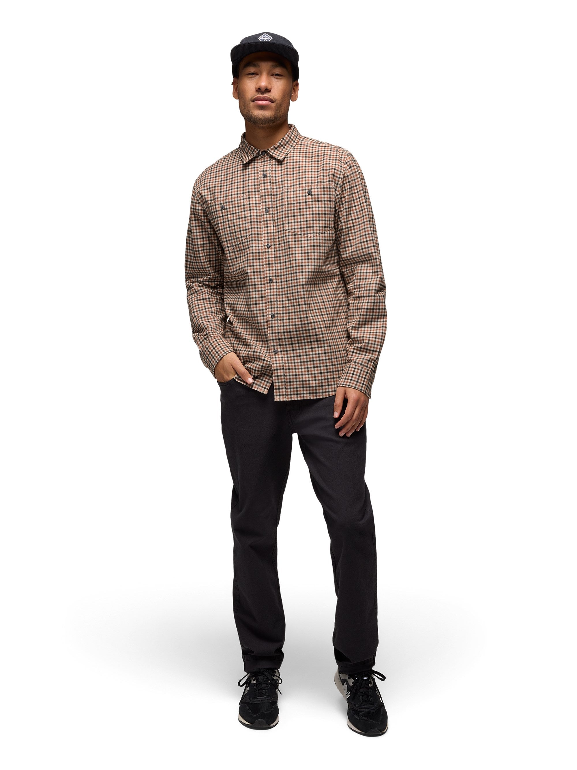 prAna Mens Dolberg Flannel Shirt