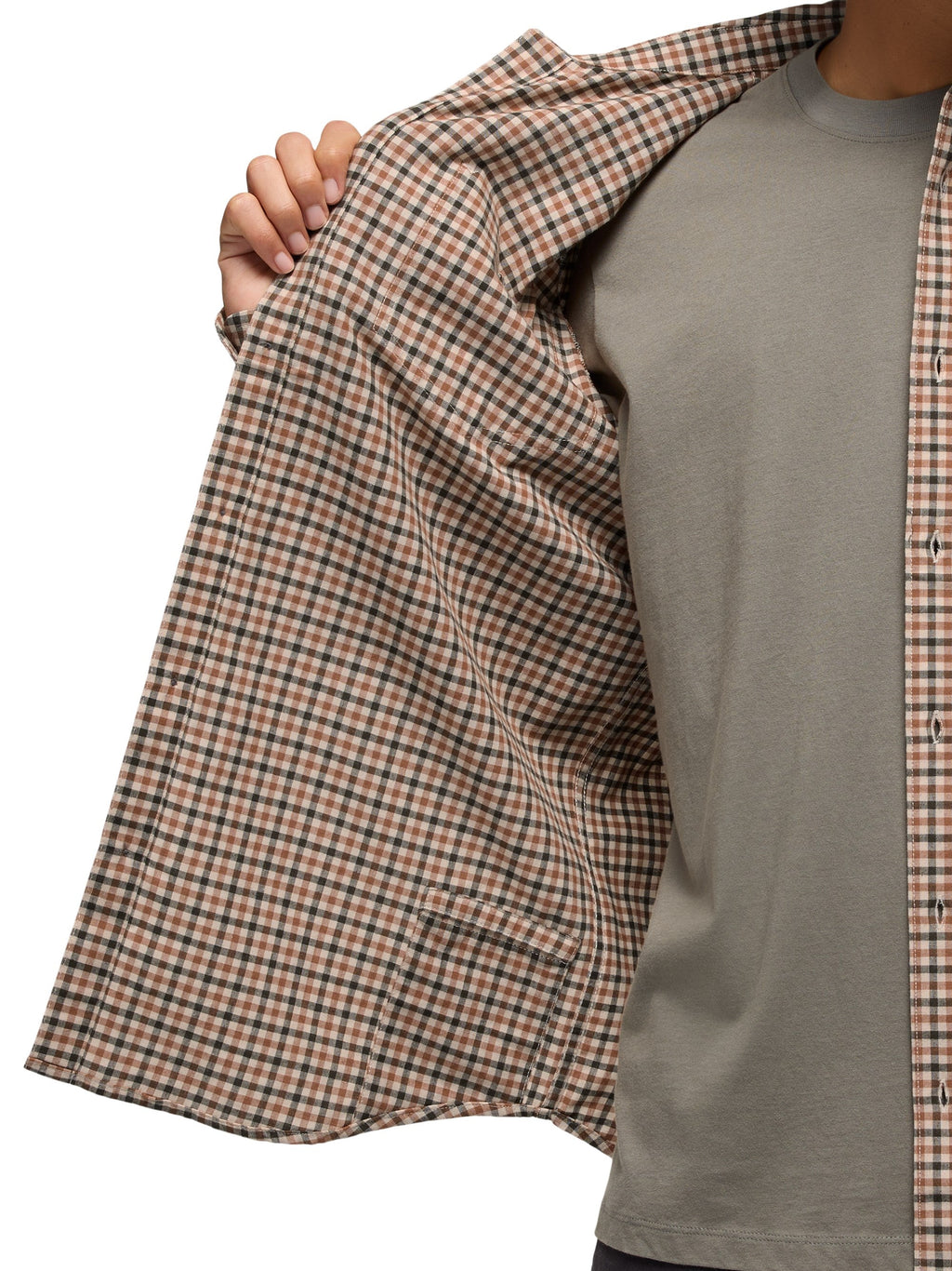 prAna Mens Dolberg Flannel Shirt