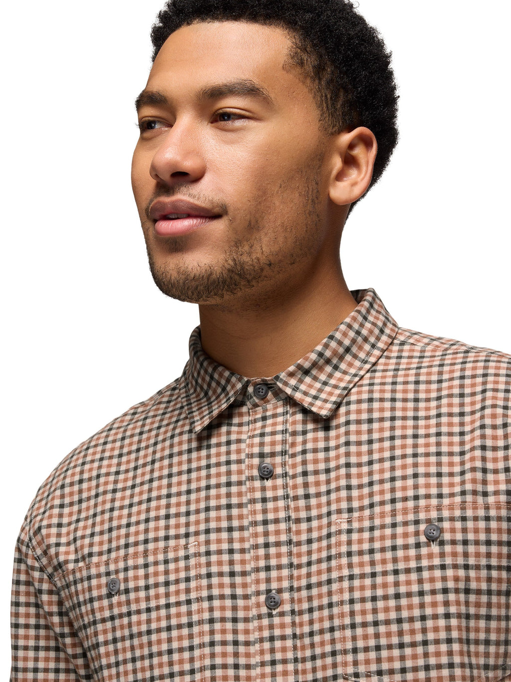prAna Mens Dolberg Flannel Shirt