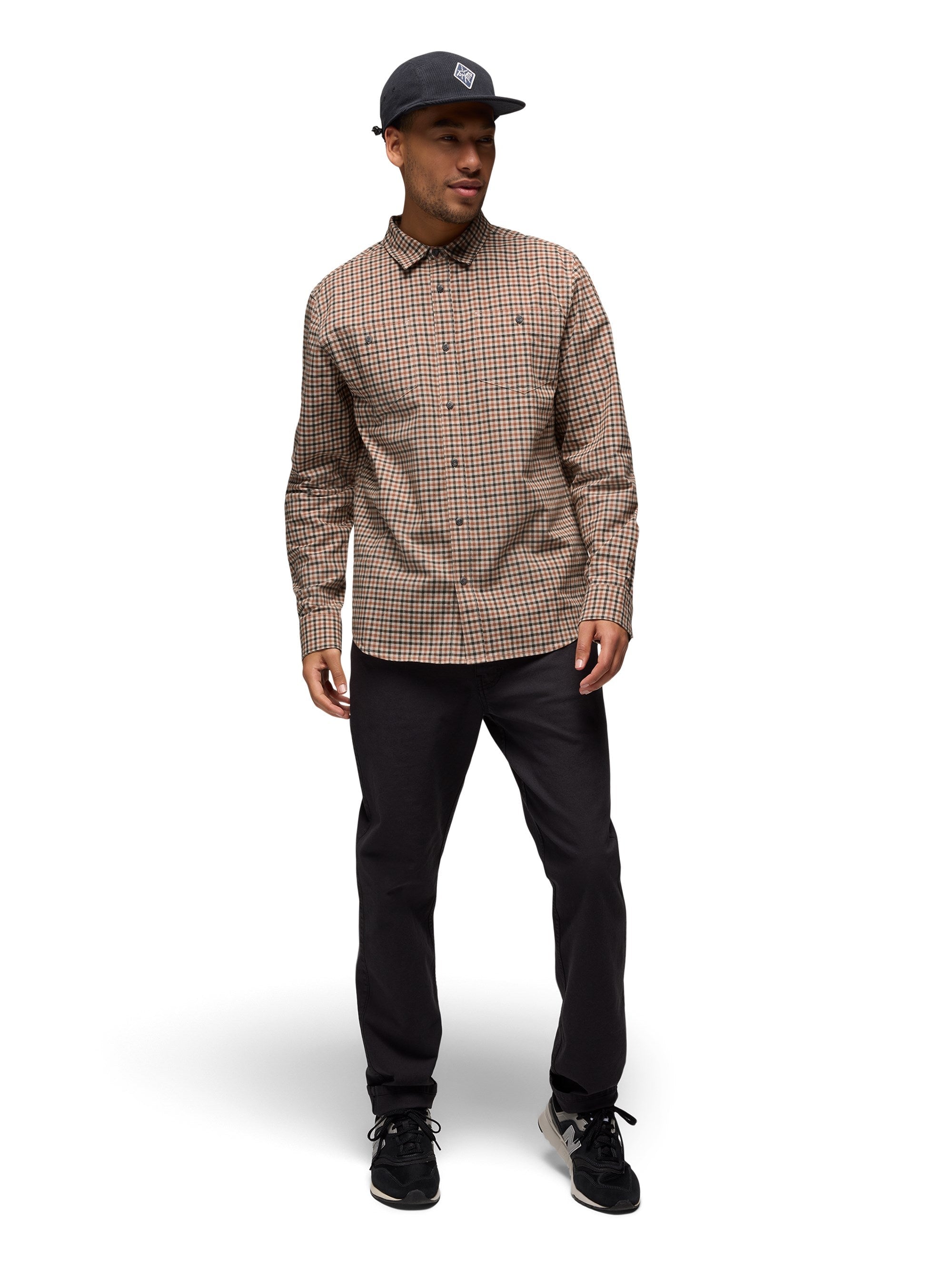 prAna Mens Dolberg Flannel Shirt