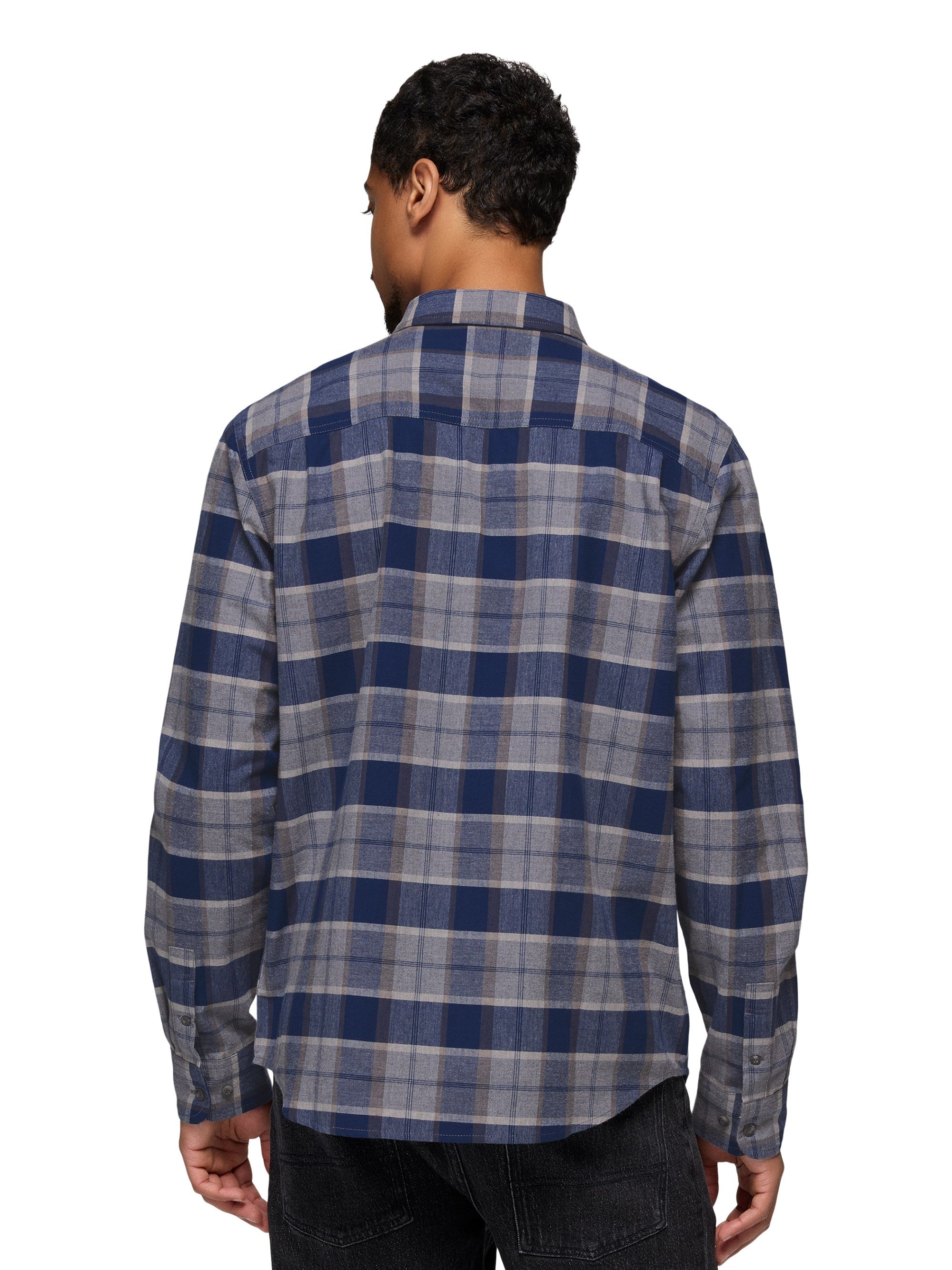 prAna Mens Dolberg Flannel Shirt