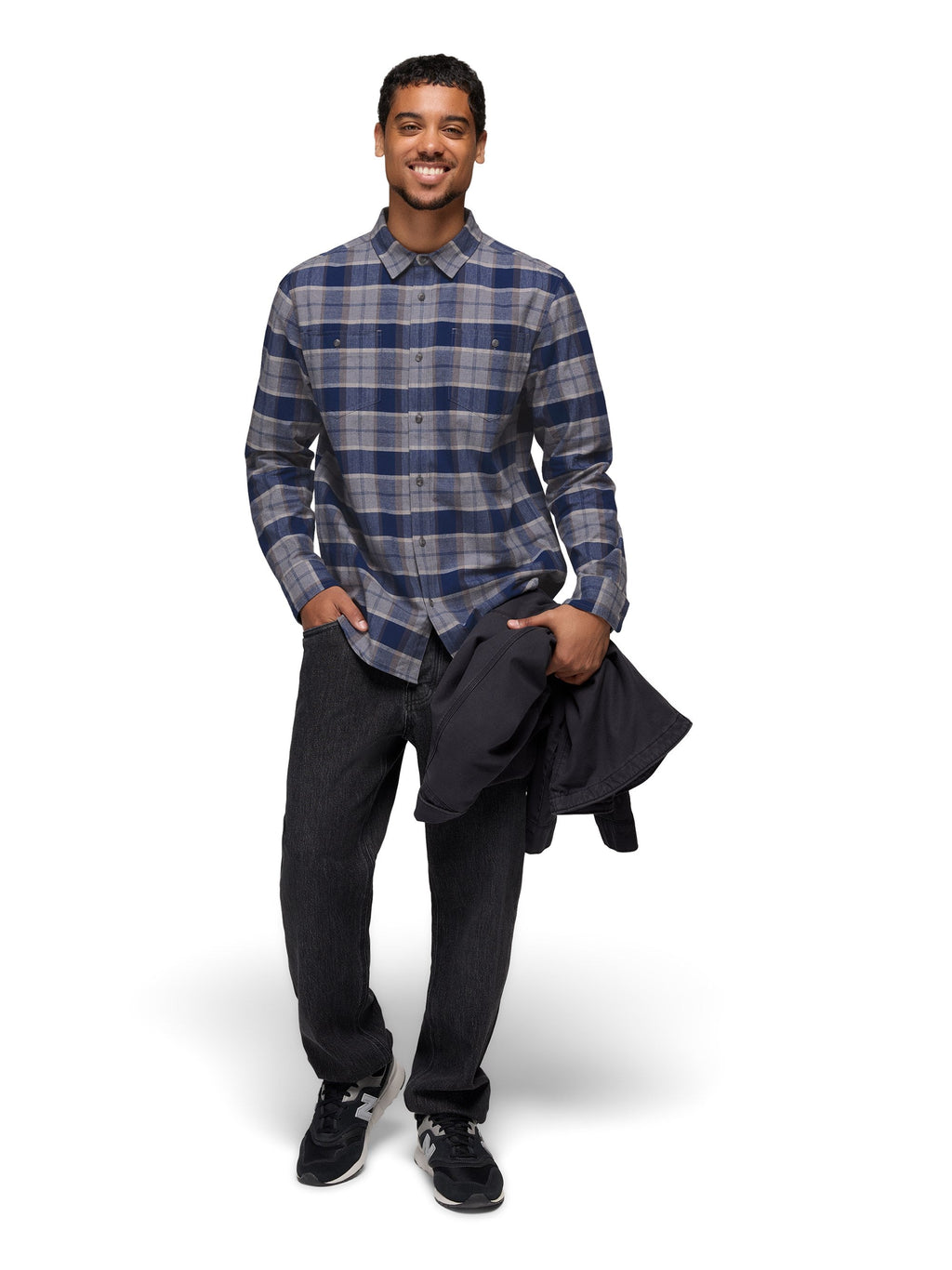 prAna Mens Dolberg Flannel Shirt